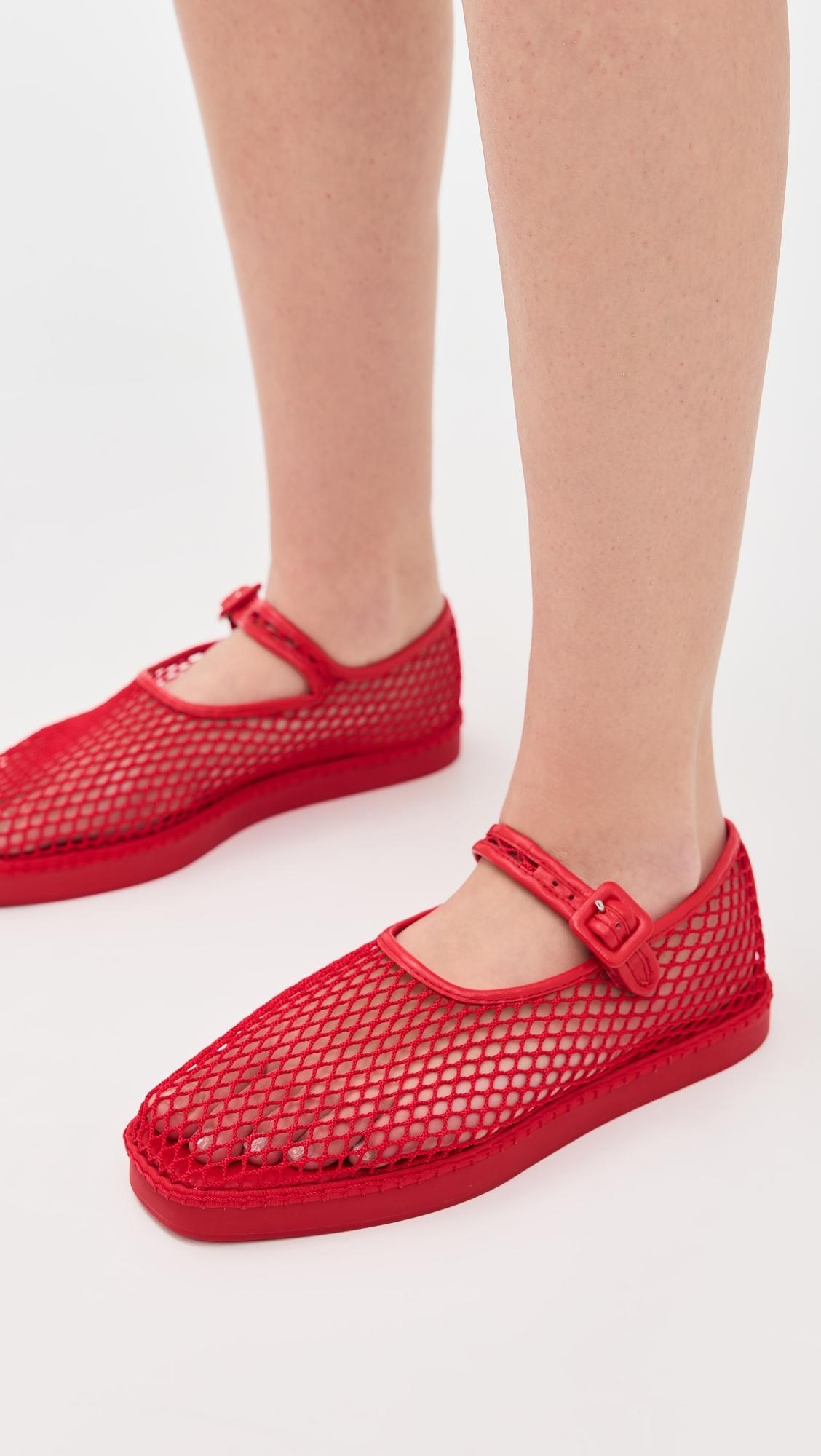 Loeffler Randall Maryjane Sneakers in Red Lyst