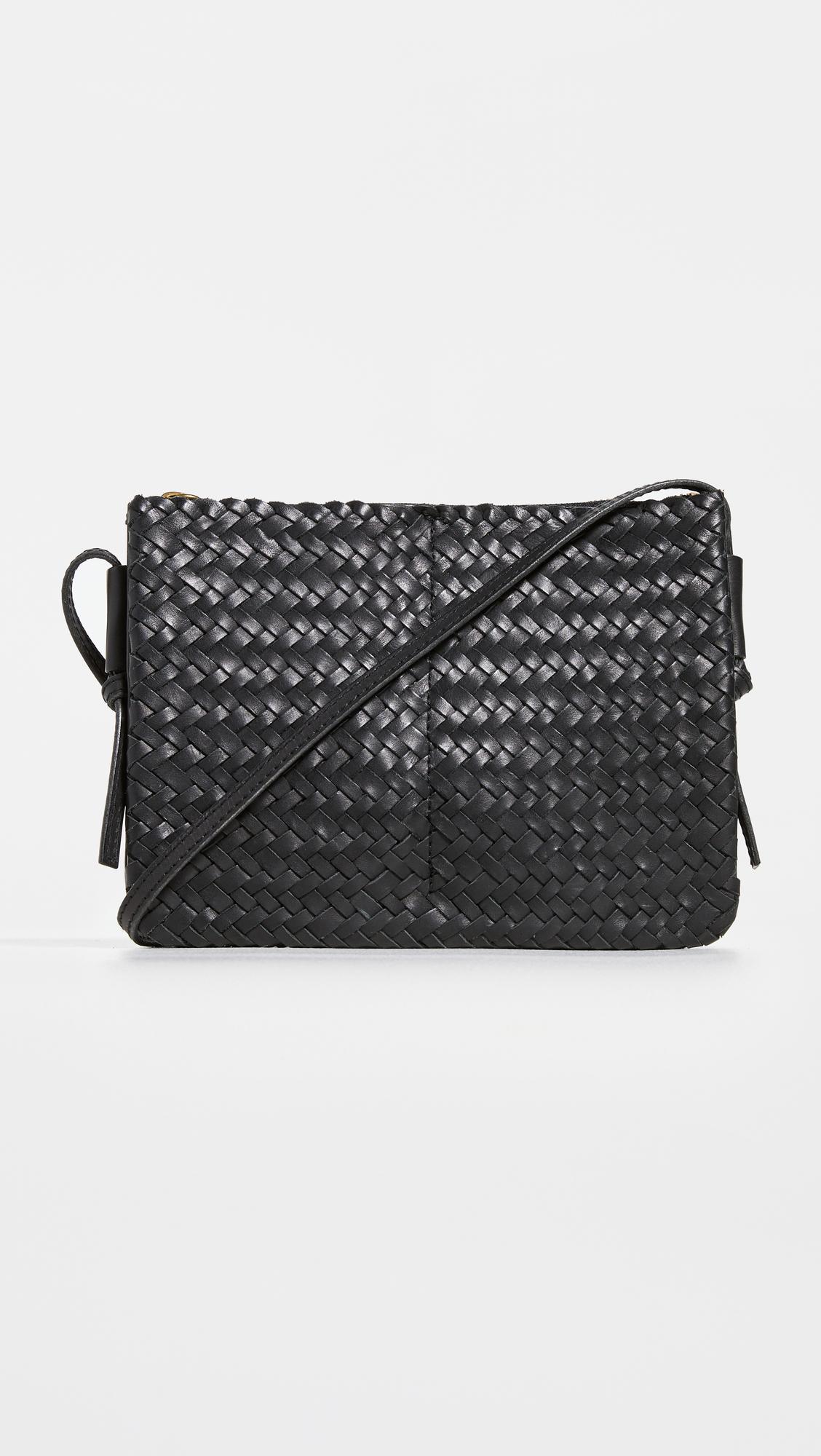 Madewell The Knotted Crossbody Bag In Woven Leather | Lyst