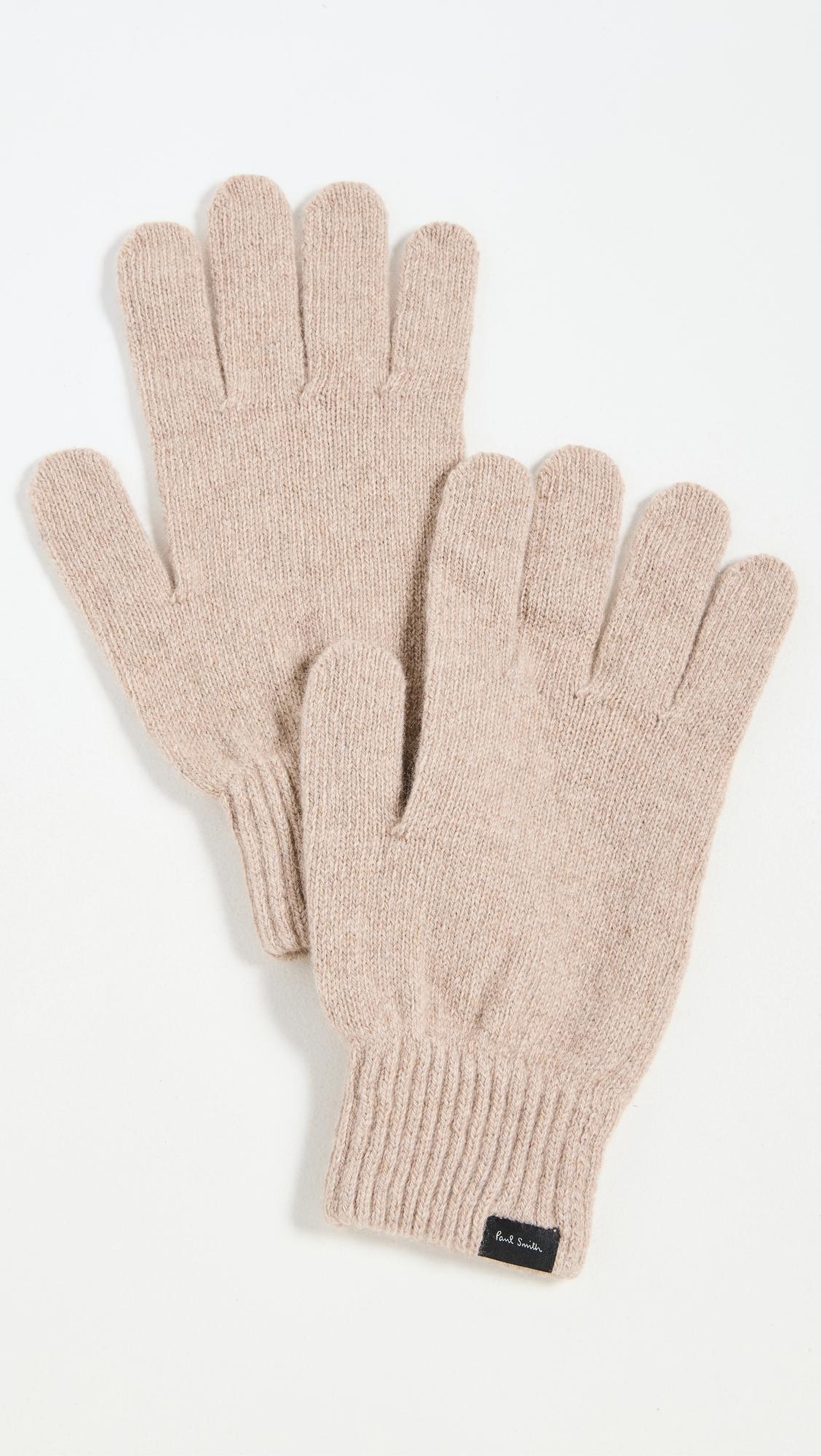 Paul Smith Cashmere Gloves in Natural for Men | Lyst