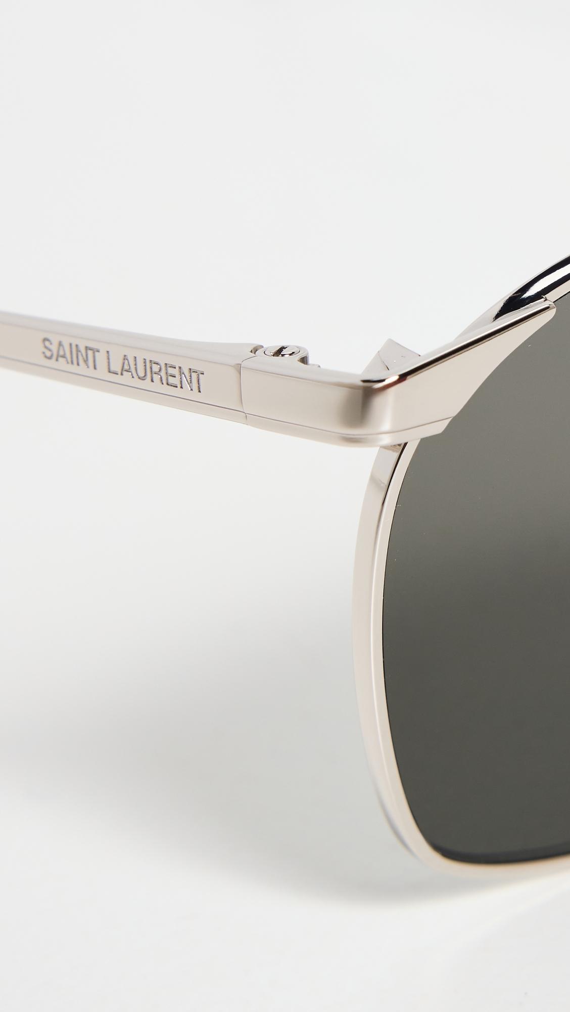 Saint Laurent Sl 796 Vincent Sunglasses in Black | Lyst