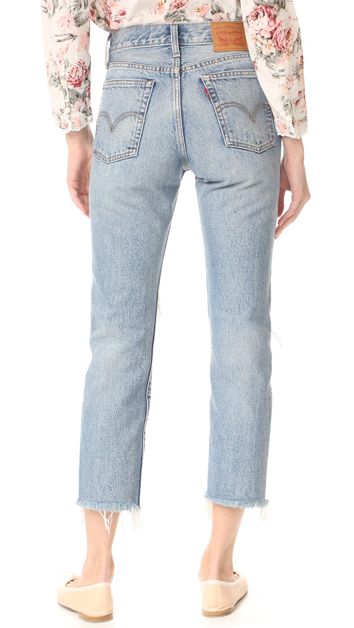 levi's wedgie selvedge straight jeans lost inside