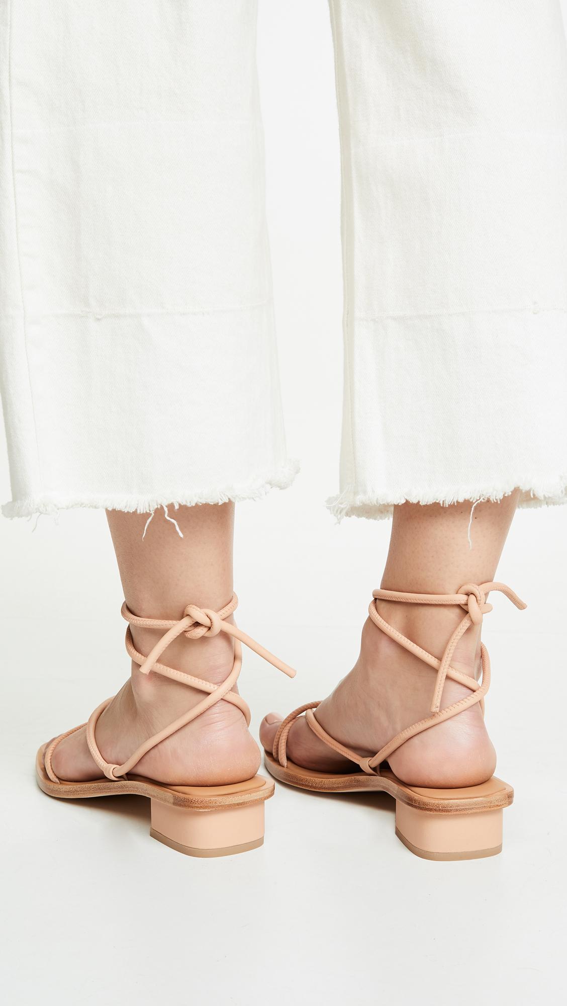 LOQ Ara Strappy Sandals in Natural Lyst