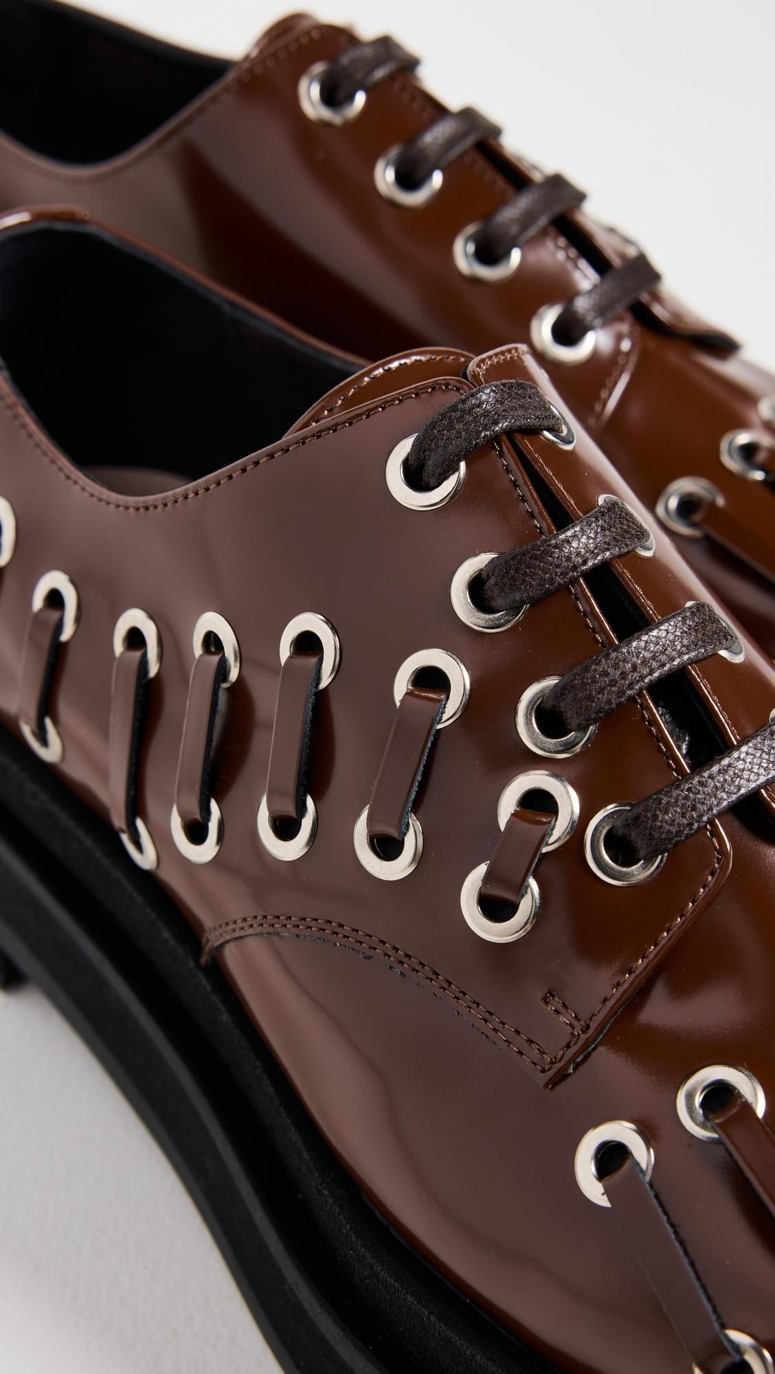 【Simone Rocha】ブラウン HeartToe プラットフォームローファー Simone Rocha】ブラウン HeartToe プラットフォームローファー