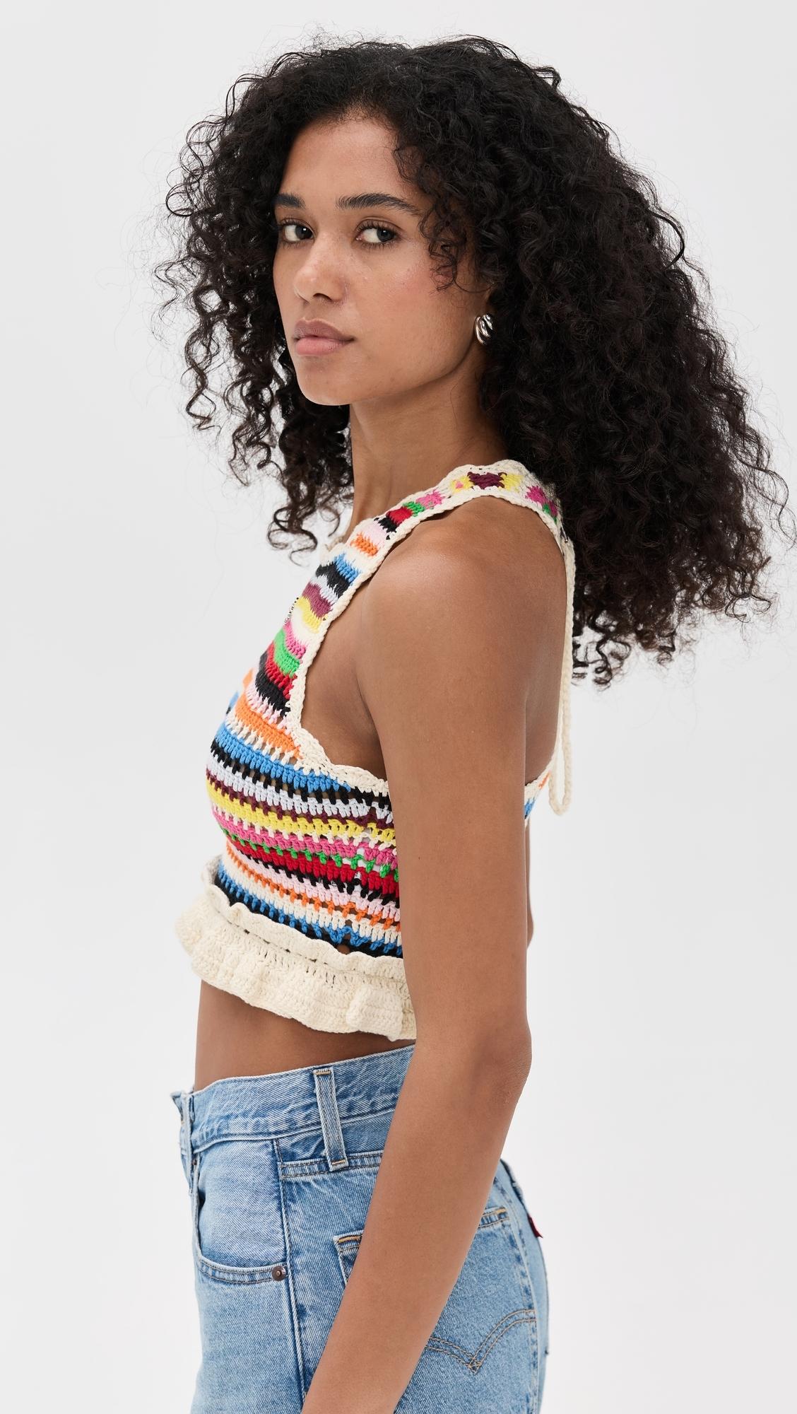 Ganni Sleeveless and tank tops for Women | Online Sale up to
