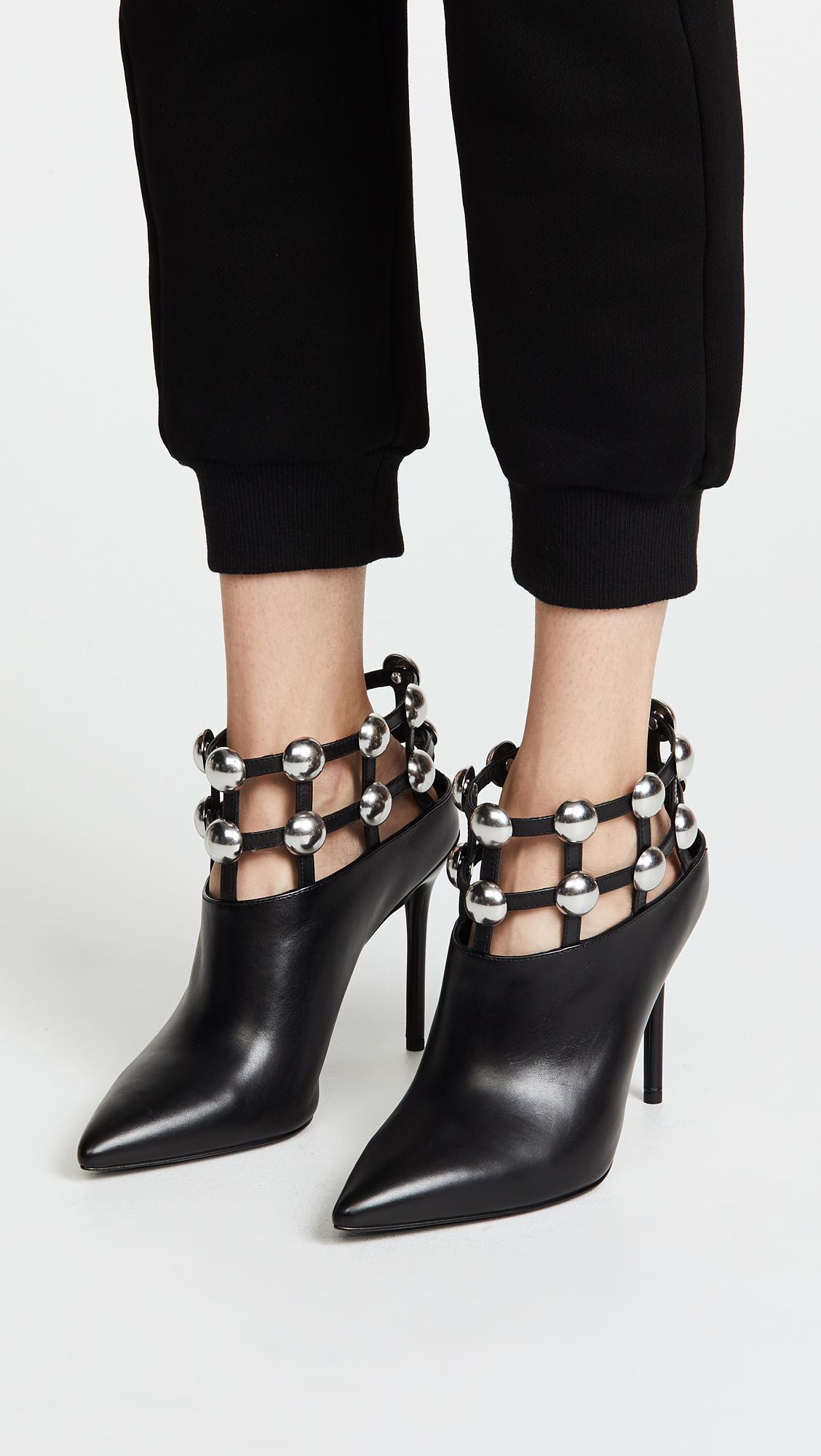 alexander wang studded ankle boots
