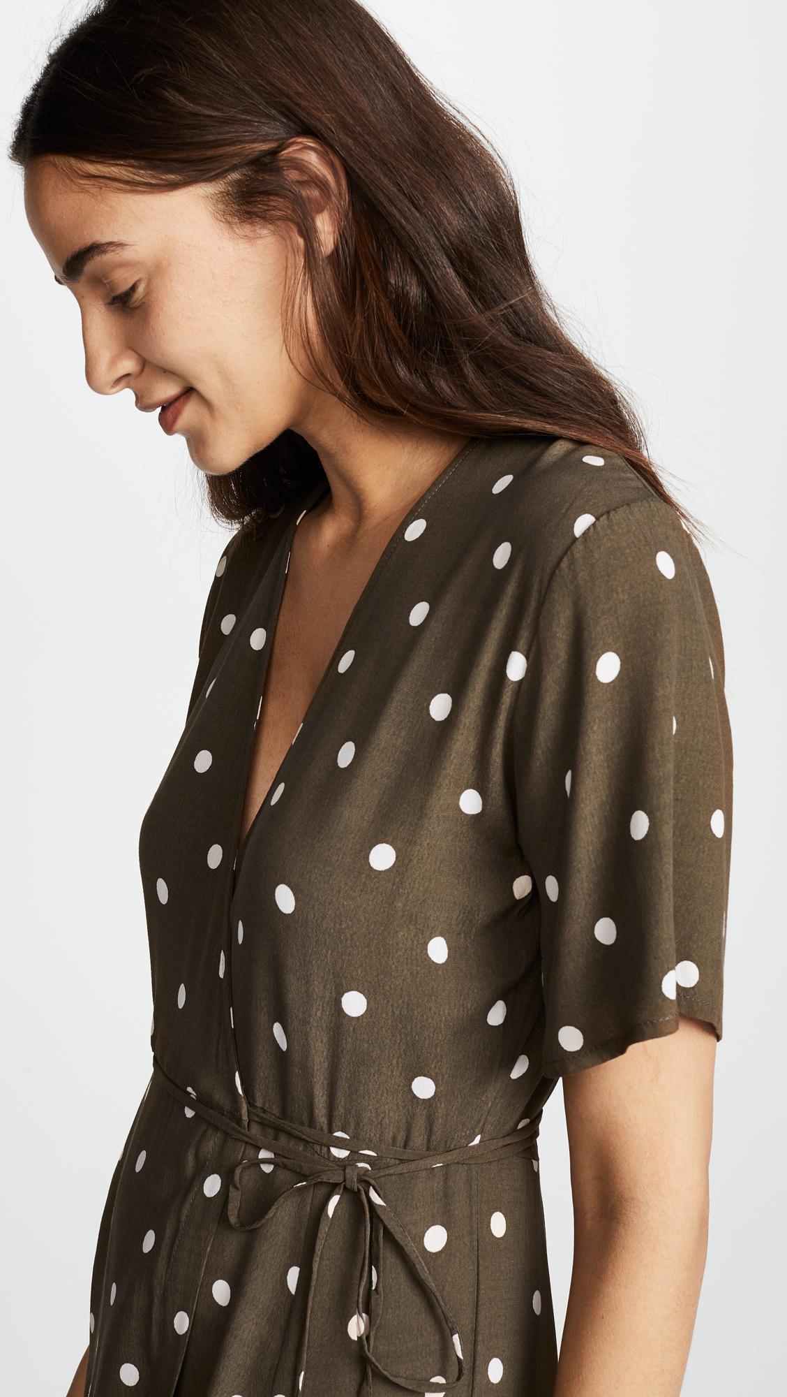 faithfull leila wrap dress