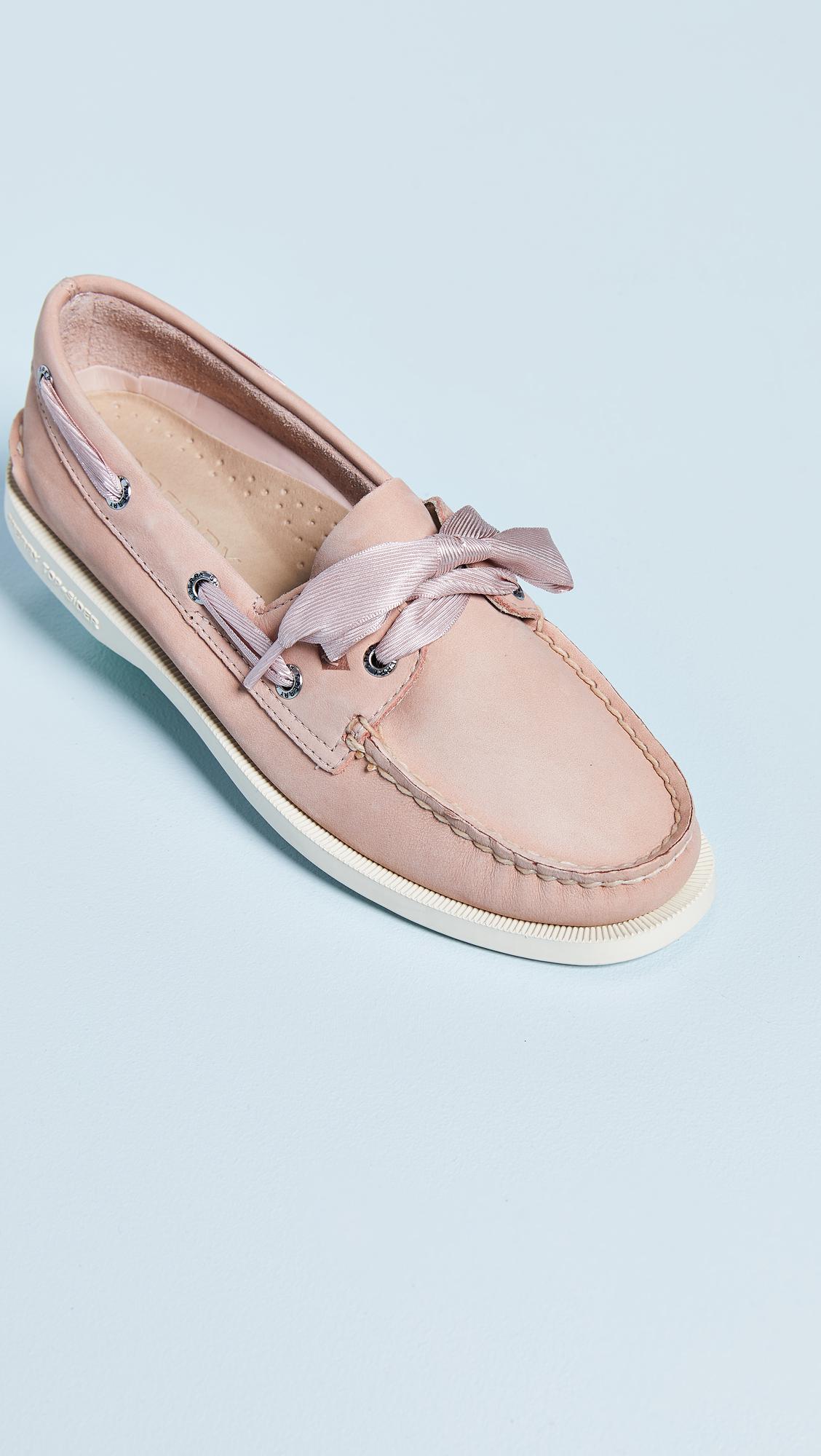 Sperry 46 Leather Laces Relacing Kit For Boat Shoes~COLOR: Peach Blow NIB