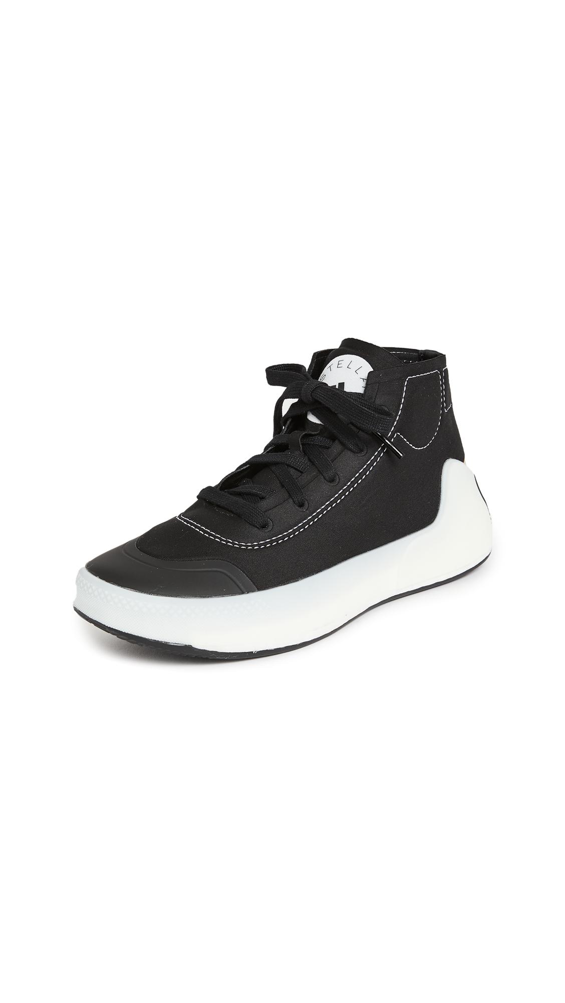 Adidas By Stella Mccartney Neoprene Asmc Treino Mid Sneakers In Black Lyst