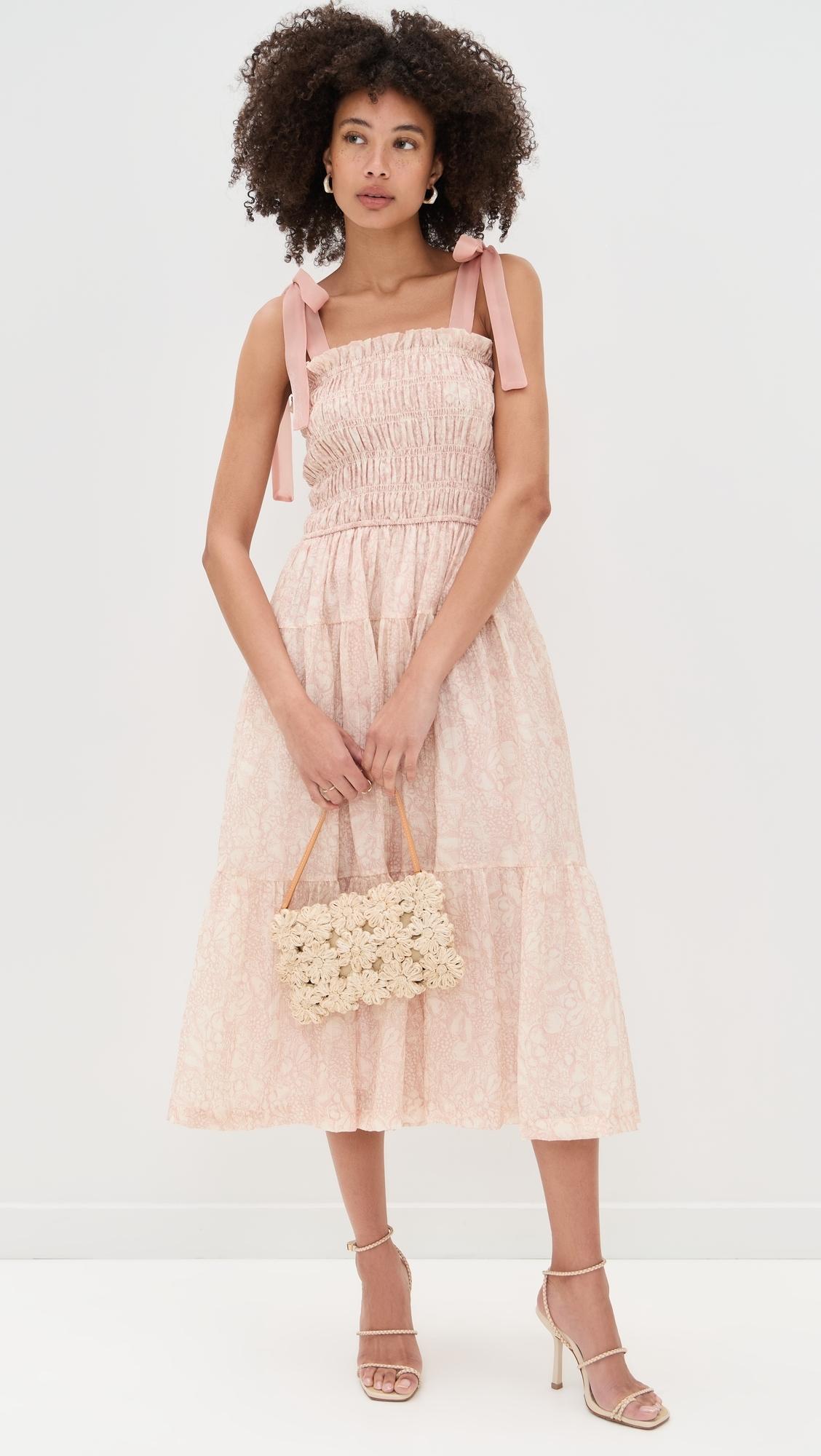 strapless open back dress En Saison: Pink Cinderella Dress main image 1