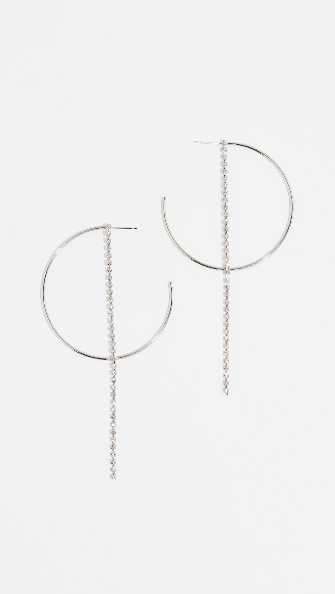 Justine Clenquet Milla Hoops in White | Lyst