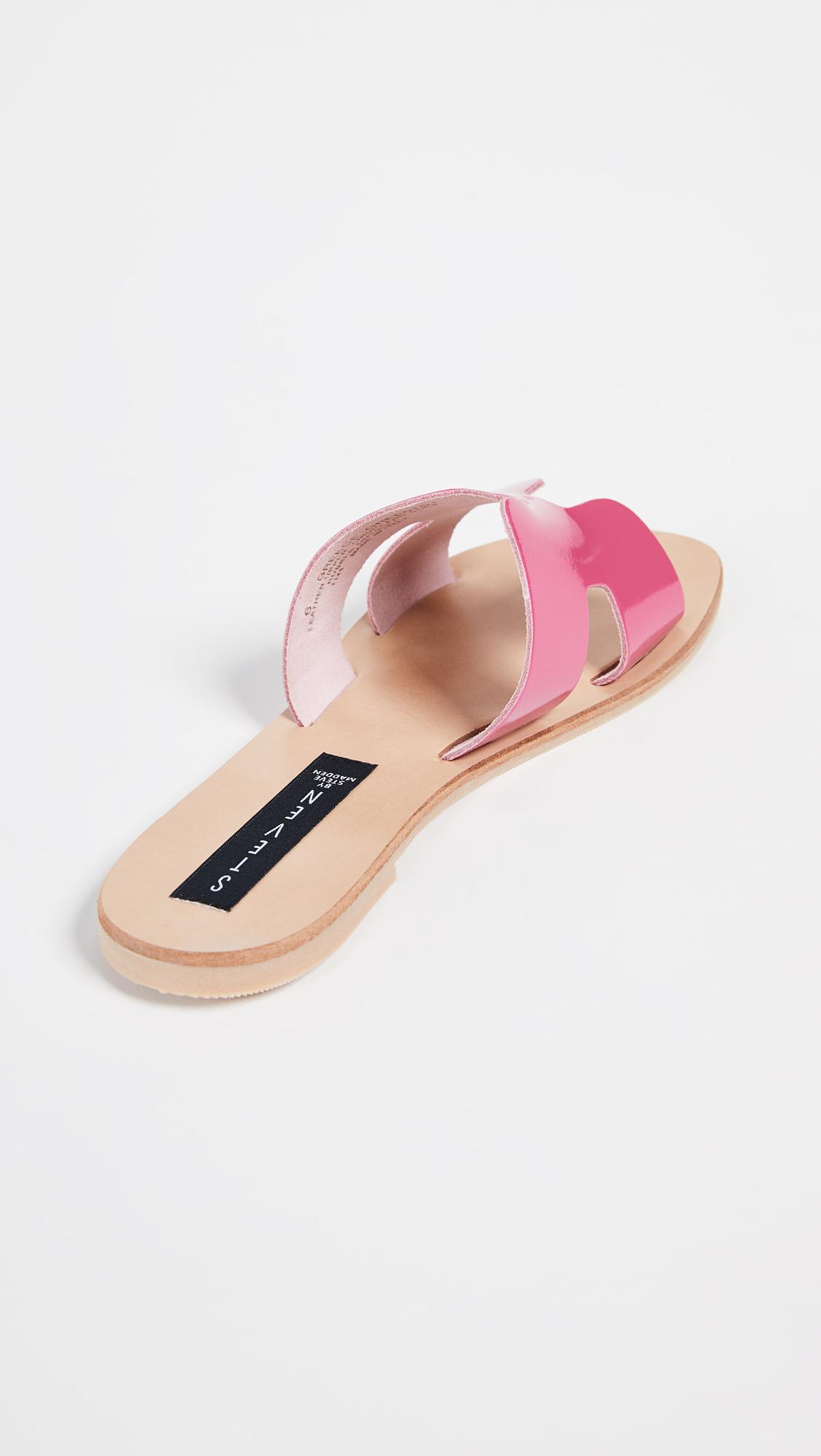 steve madden neon slides