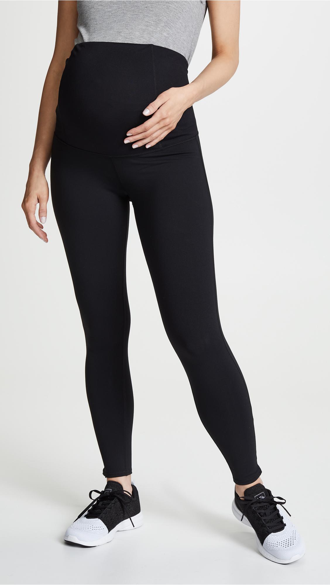 Ingrid & Isabel Synthetic Active Maternity Leggings in Black - Lyst
