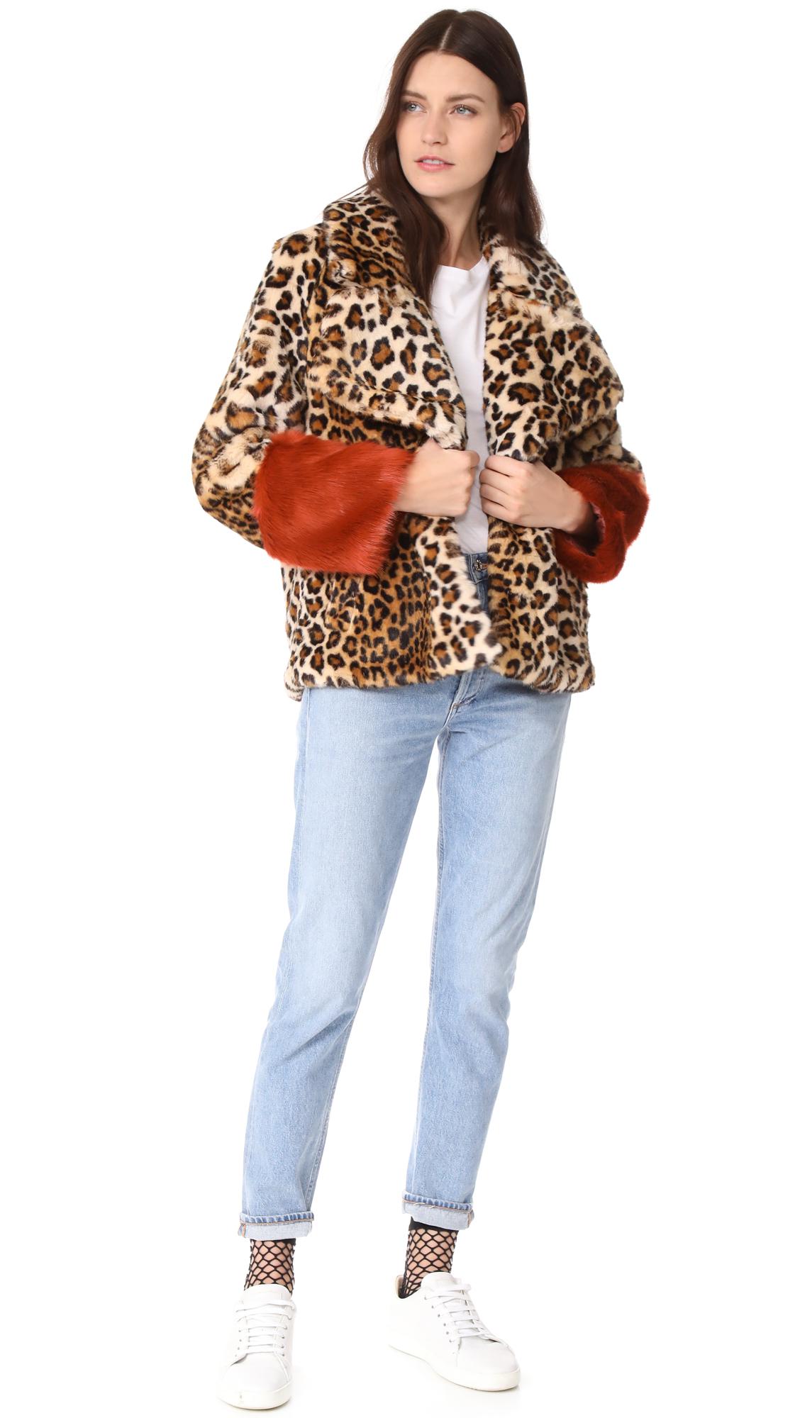 baum und pferdgarten leopard coat