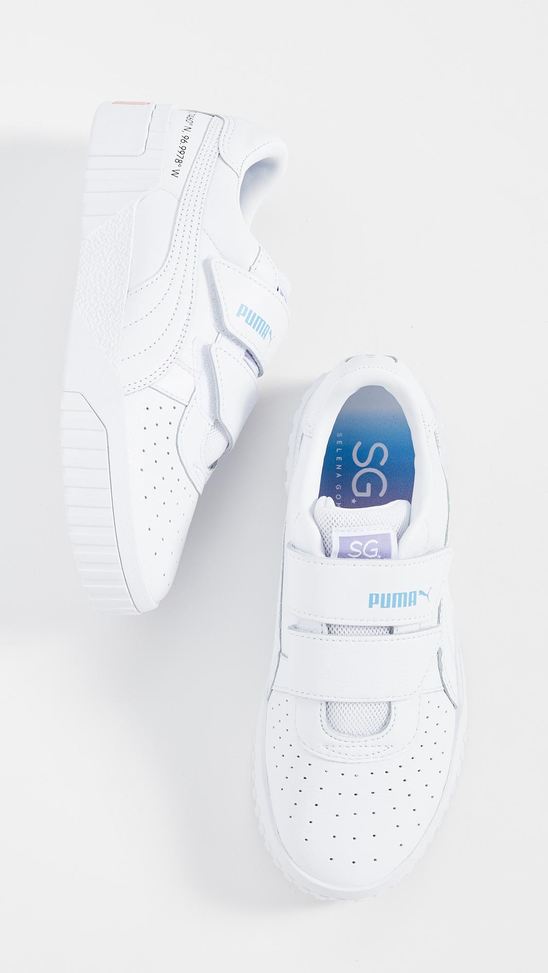 selena gomez white puma sneakers