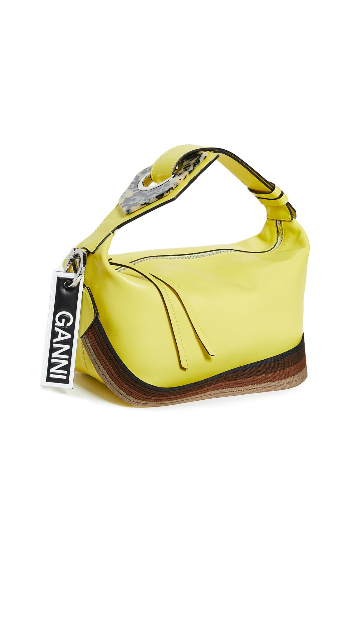 Ganni Shoulder Bag in Yellow | Lyst