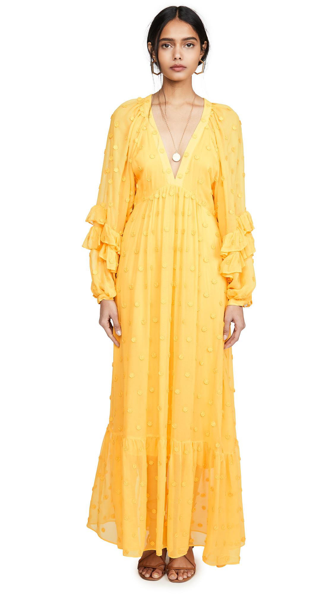FARM Rio Synthetic Floral Detail Maxi 