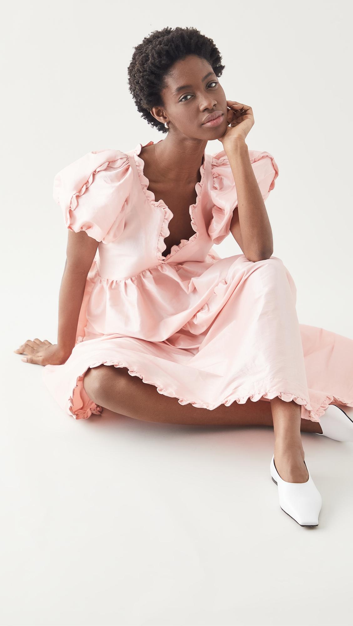 Kika Vargas Leana Dress in Pink | Lyst