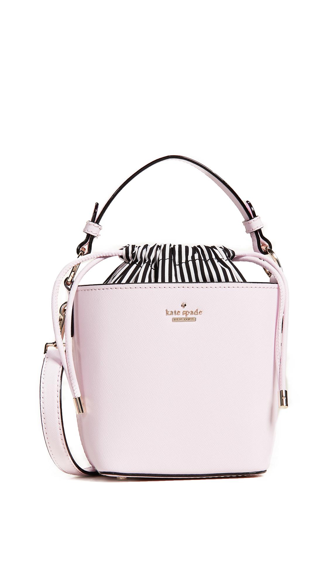 Kate Spade Leather Pippa Bucket Bag in Pink | Lyst