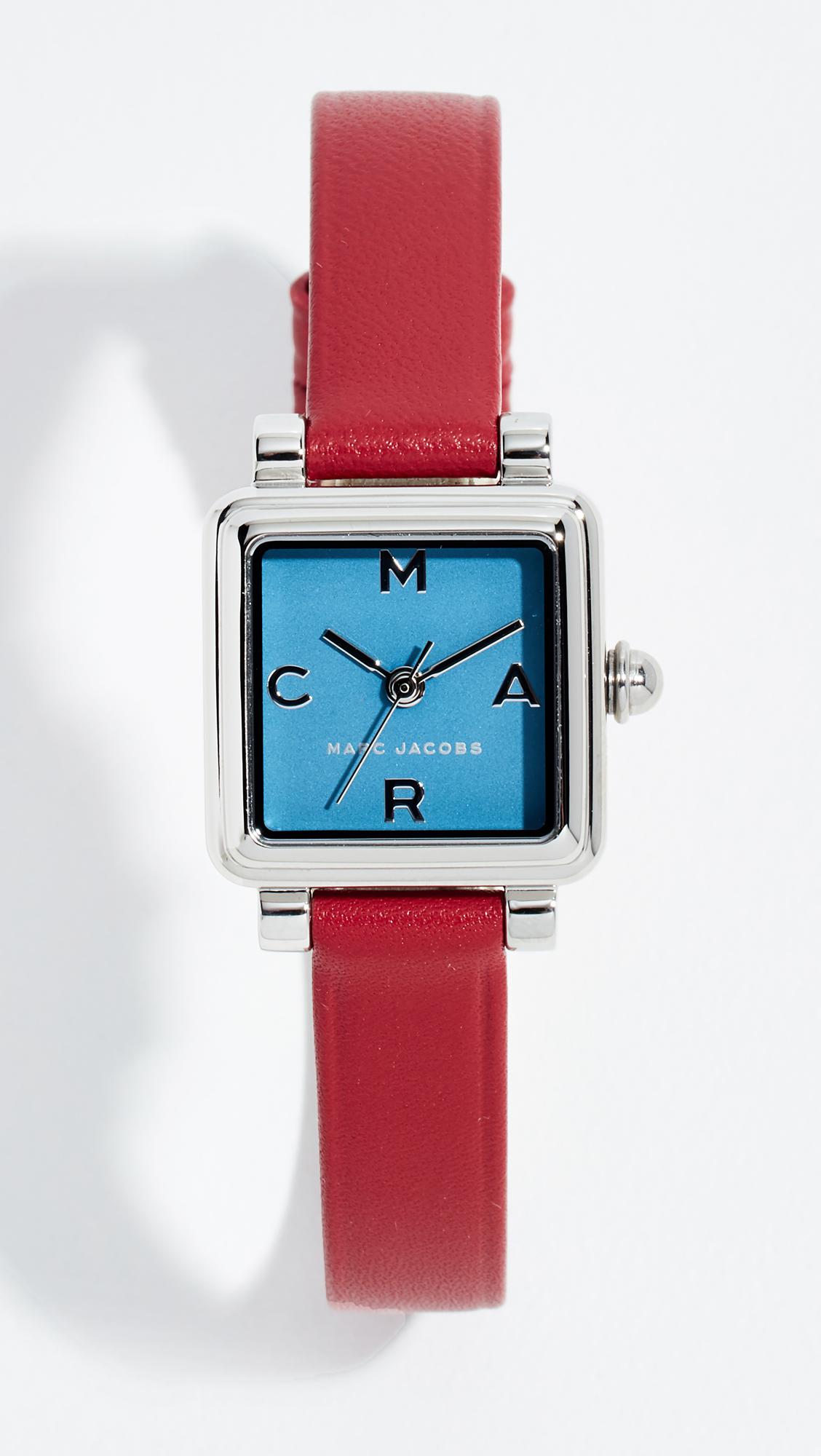 Marc Jacobs Vic Leather Watch - Lyst
