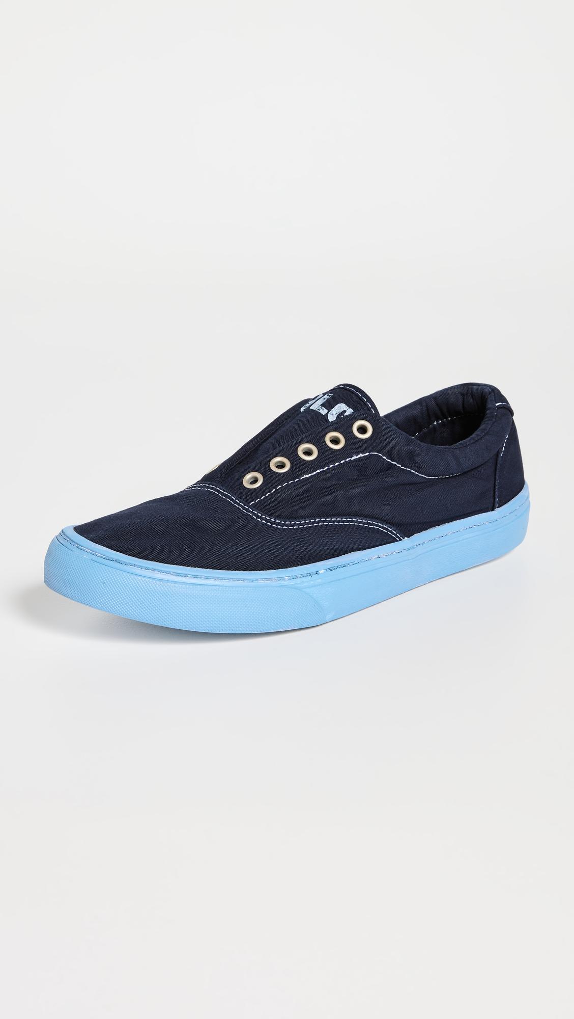 Polo Ralph Lauren Keaton Laceless Sneakers in Blue for Men | Lyst