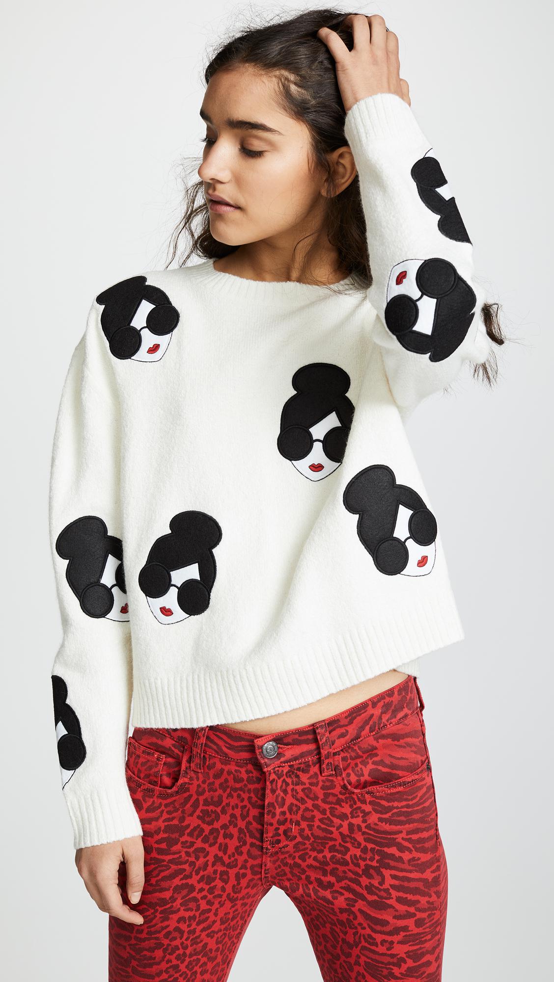 Alice And Olivia Stace Face Sweater Online Cheap, 52% OFF