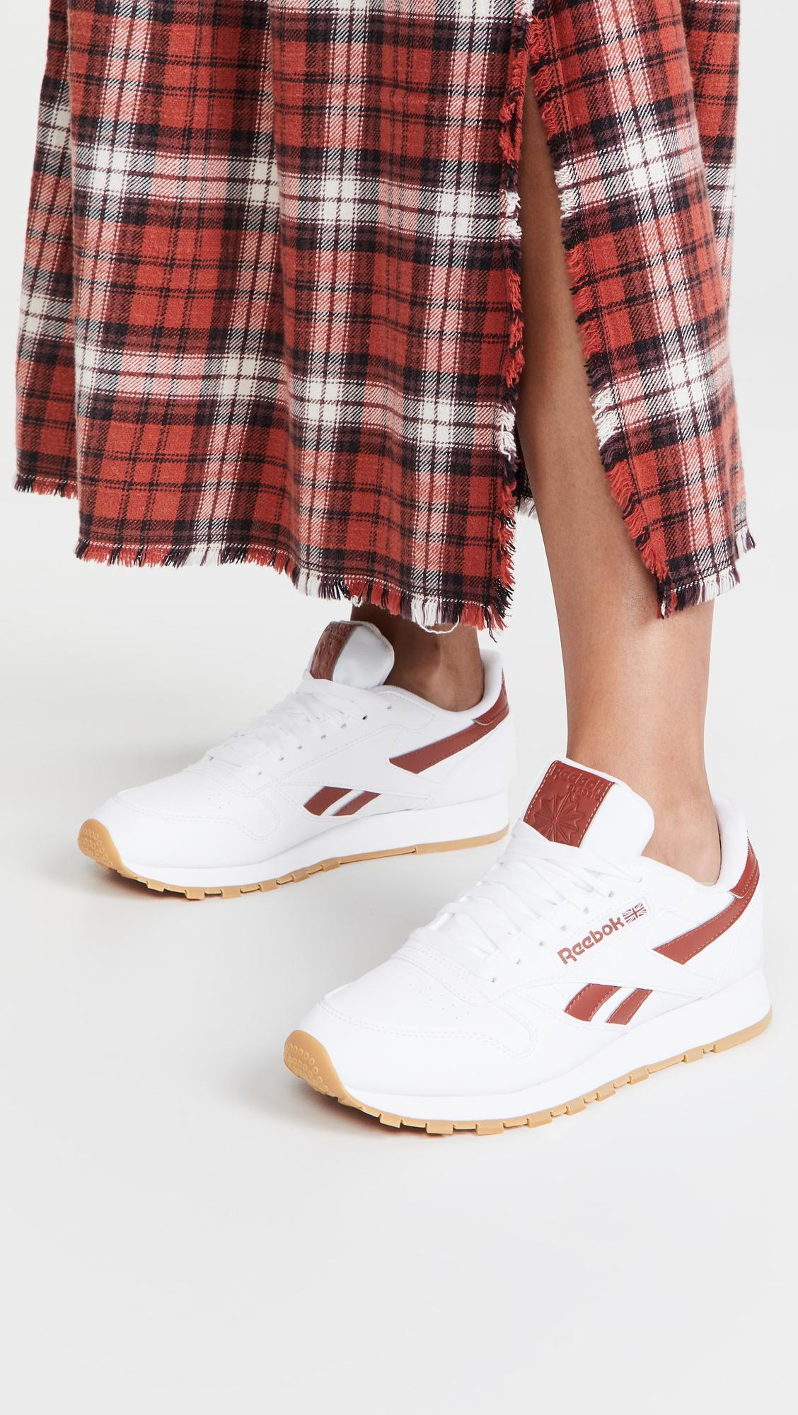 Reebok Classic Leather Vegan Sneakers in White | Lyst