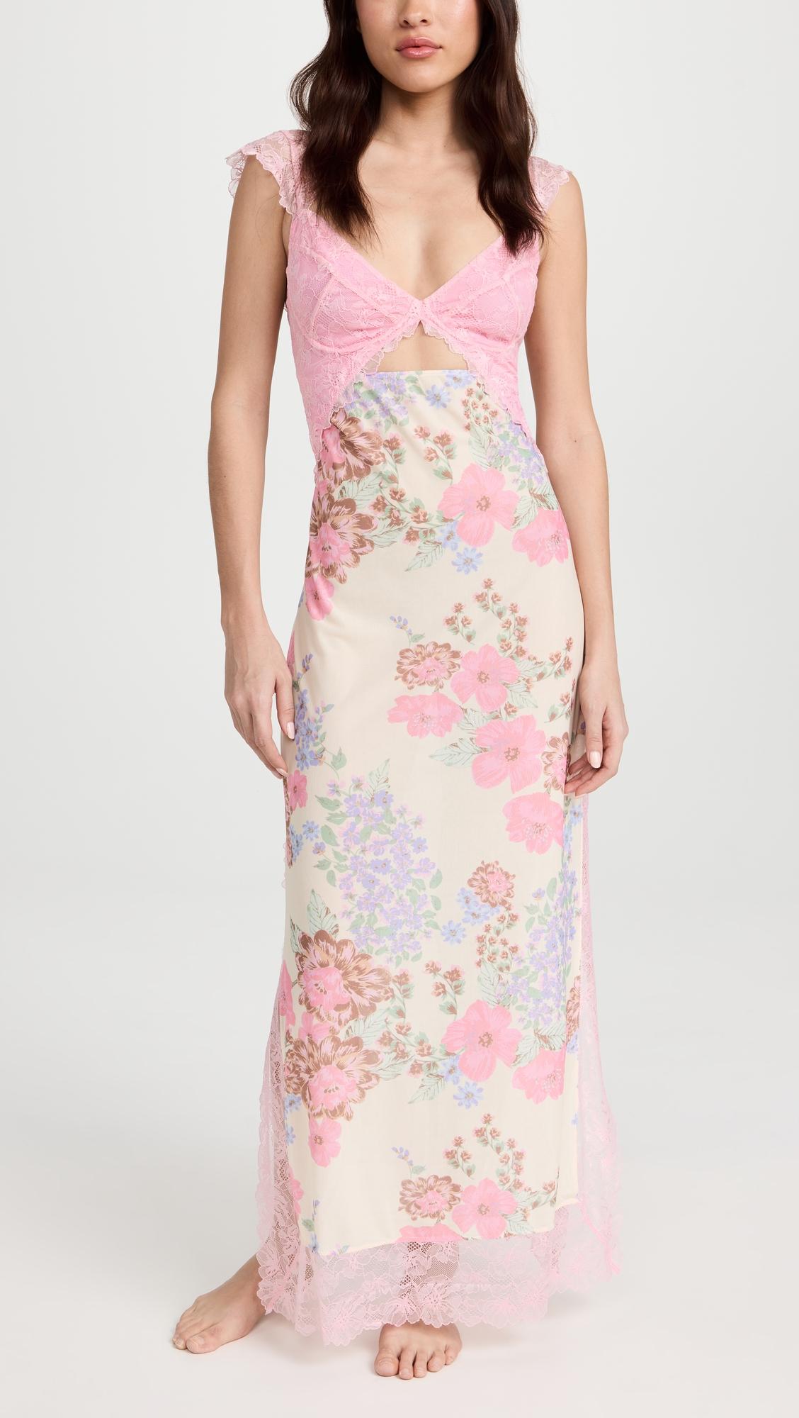 Free People Free Peope Suddeny Fine Maxi Sip Dress in Pink | Lyst Free People Free Peope Suddeny Fine Maxi Sip Dress in Pink | Lyst