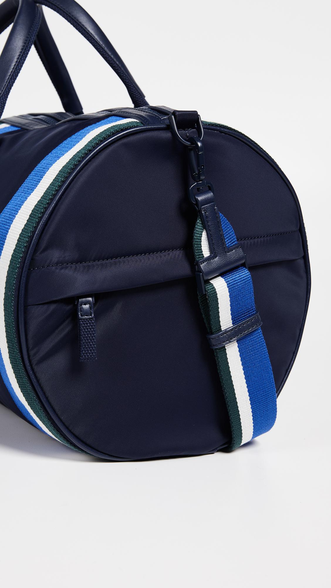 Tory Sport Canvas Retro Striped Weekender Duffel Bag in Blue - Lyst