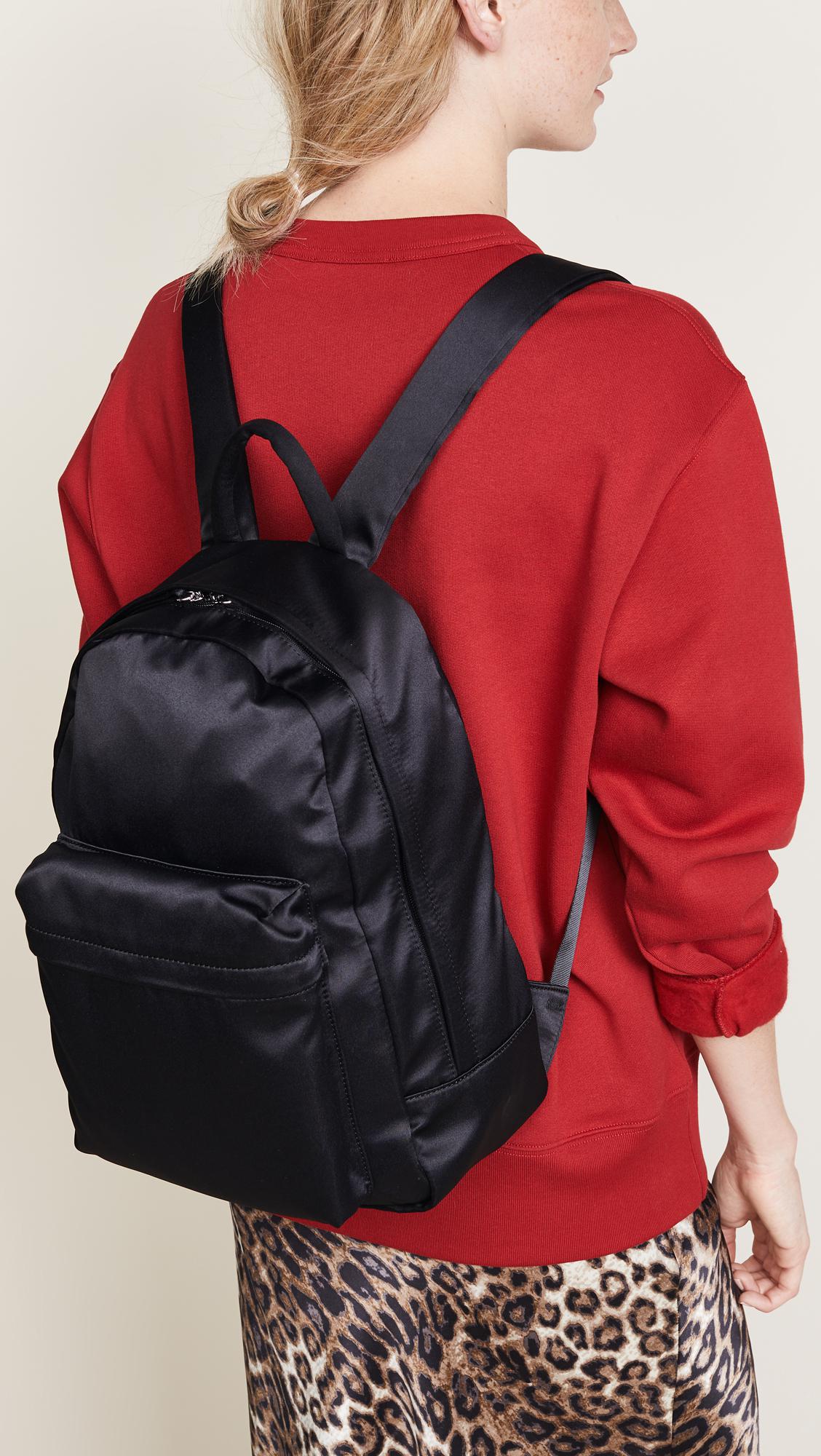 elizabeth and james satin backpack