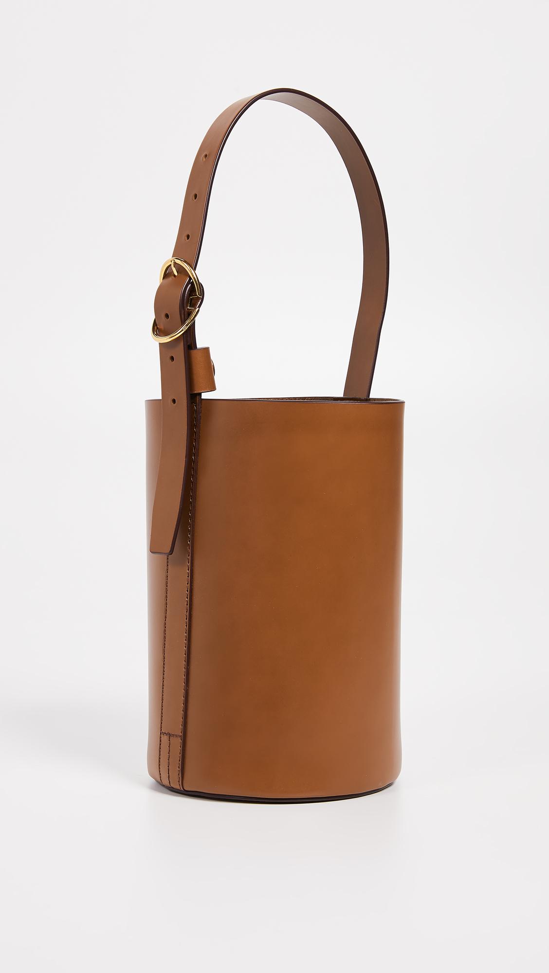 Trademark Leather Small Classic Bucket Bag in Brown - Lyst