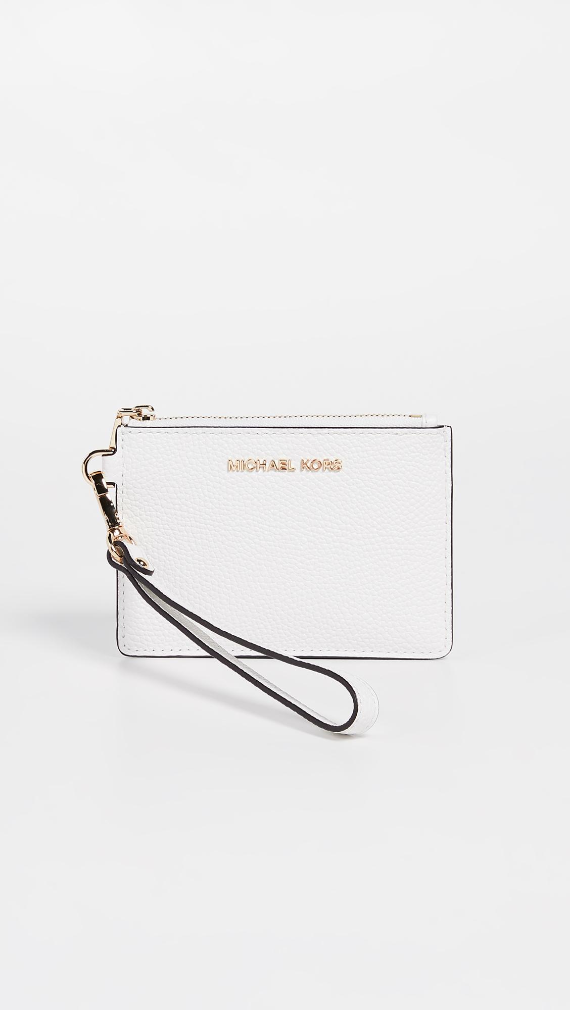 MICHAEL Michael Kors Small Coin Purse in White Lyst