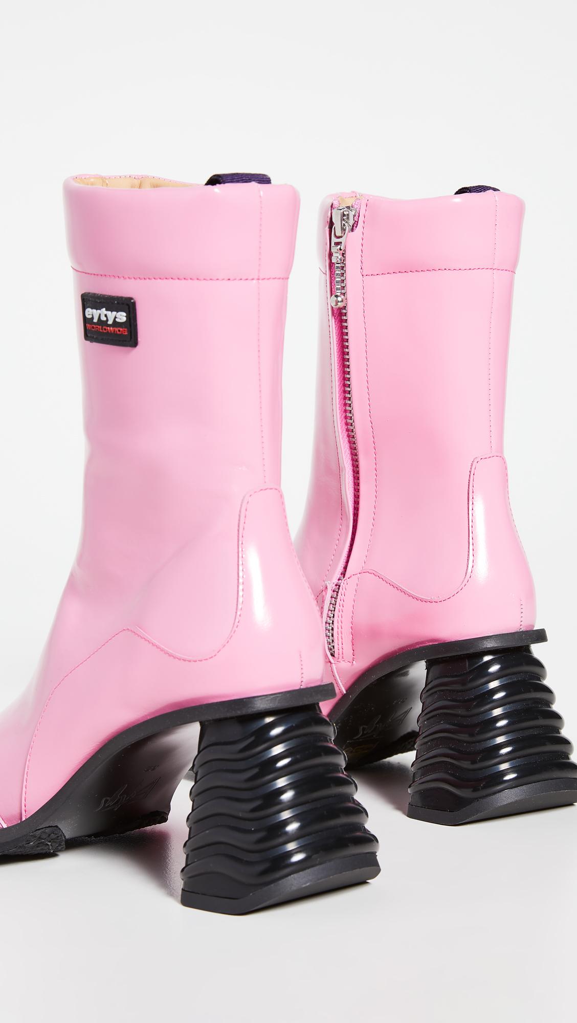 Eytys gaia ピンク ブーツ Eytys Pink Leather Gaia Boots Eytys