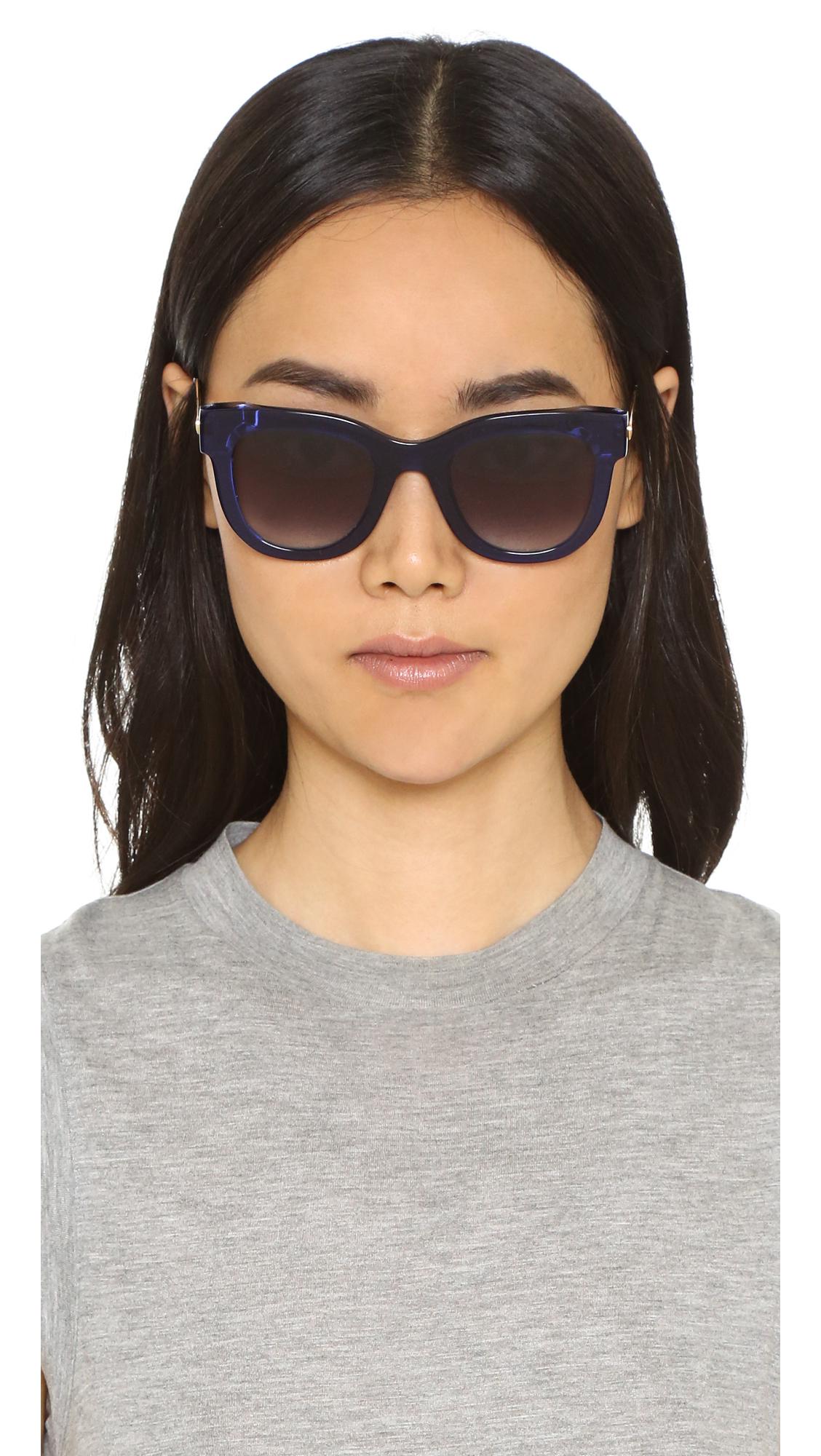Lyst - Thierry Lasry Sexxxy Sunglasses in Blue