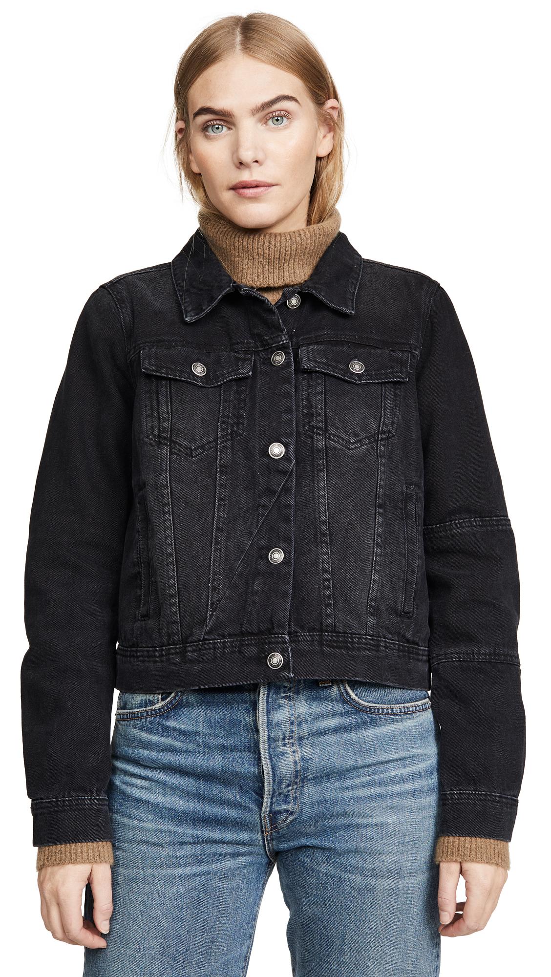 Rumors Denim Jacket in Black 