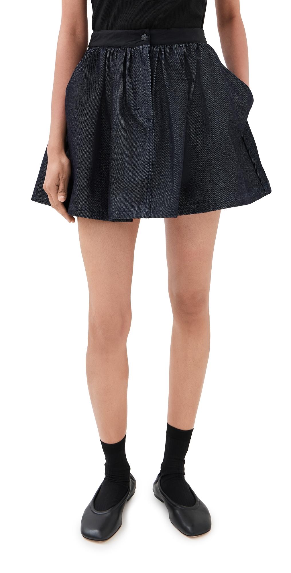 スカート cecilie bahnsen / ribbon mini skirt Cecilie Bahnsen // Black Crepe Bow Skirt – VSP Consignment