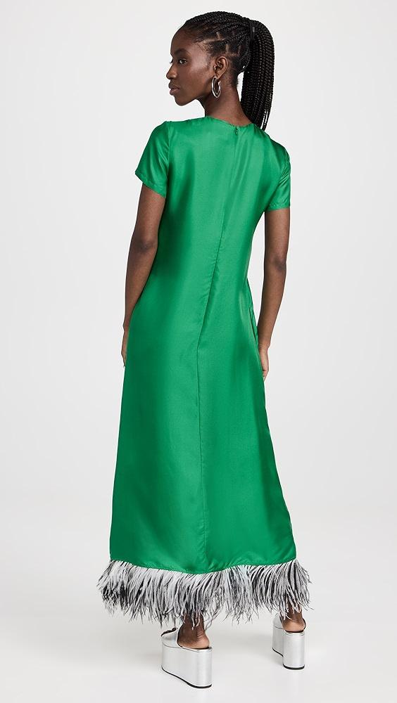 la double j green dress La Double J