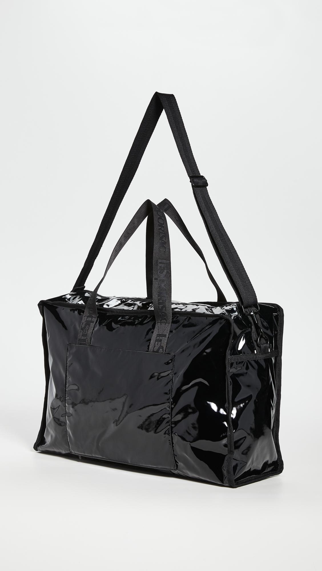 LeSportsac Gabrielle Box Duffle Bag in Black