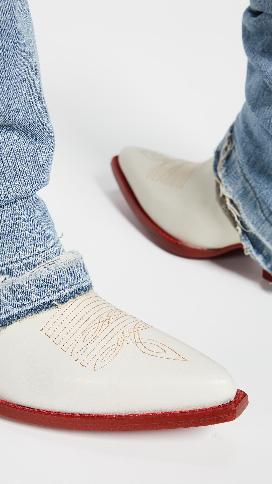 r13 denim cowboy boots