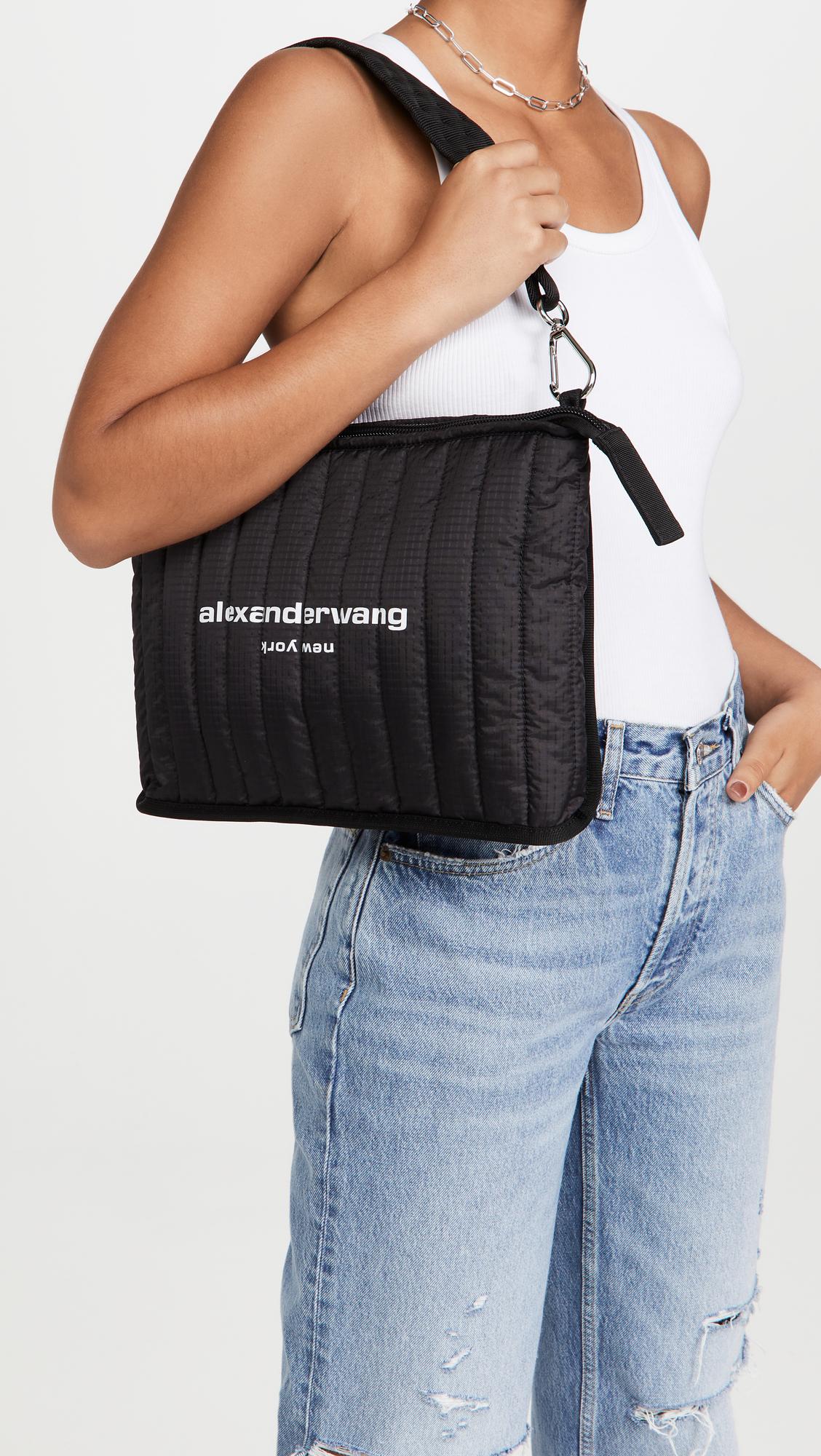 Alexander Wang Elite Tech Shoulder Bag in Black | Lyst