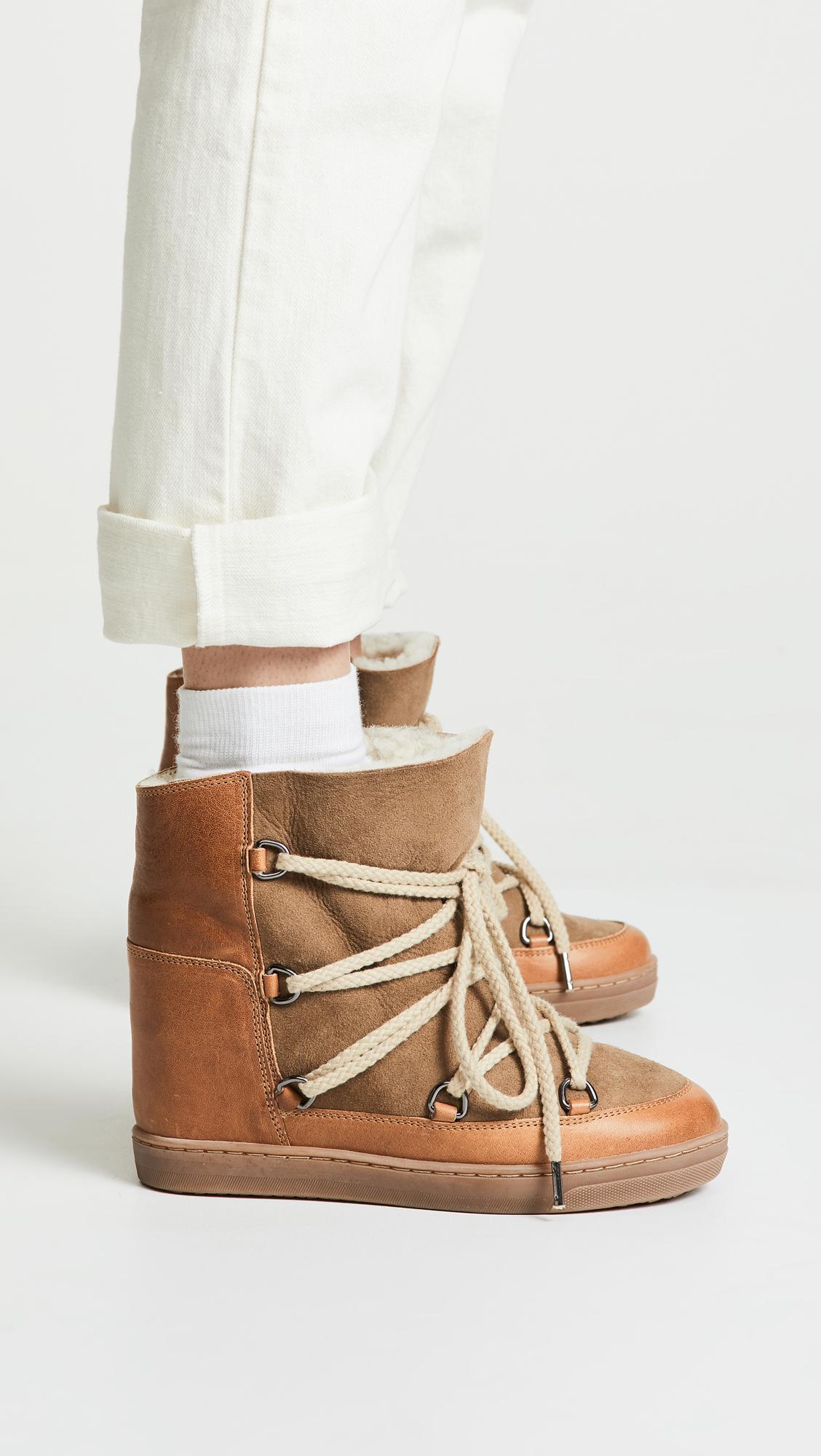 Isabel Marant Leather Nowles Boots - Lyst