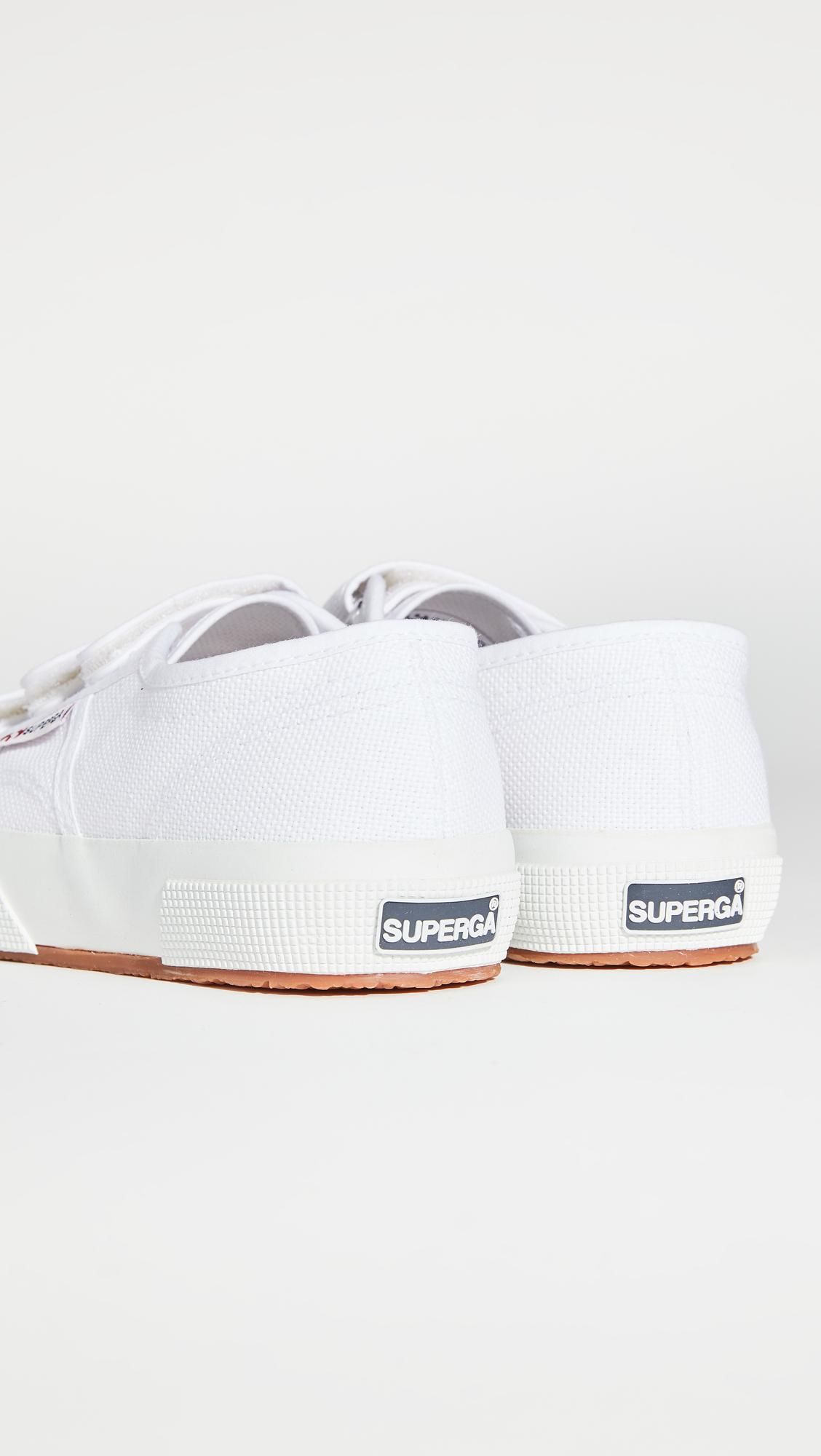 Superga 2750 Velcro Sneakers in White | Lyst