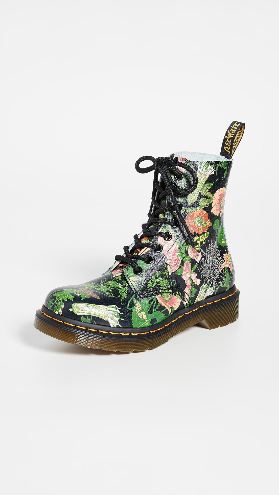 dr martens patterned boots