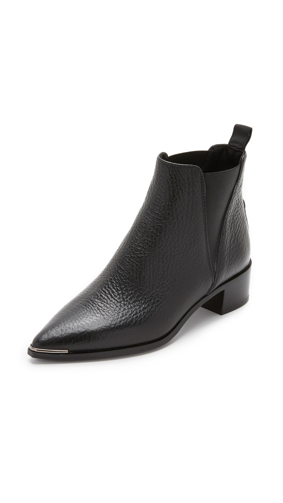 acne studios jensen grain chelsea booties