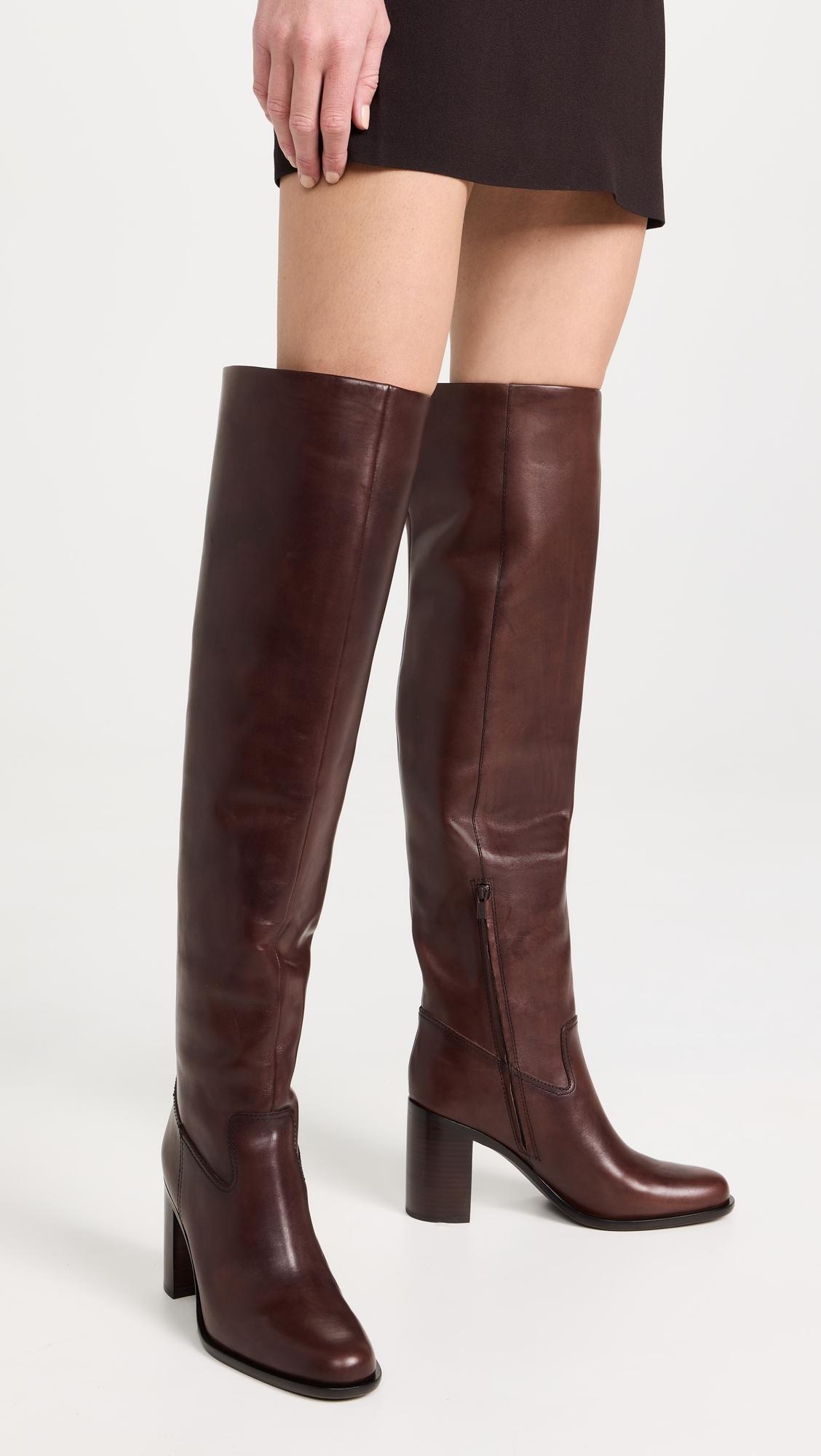 Loeffler Randall Deidre Over The Knee Boots in Brown Lyst