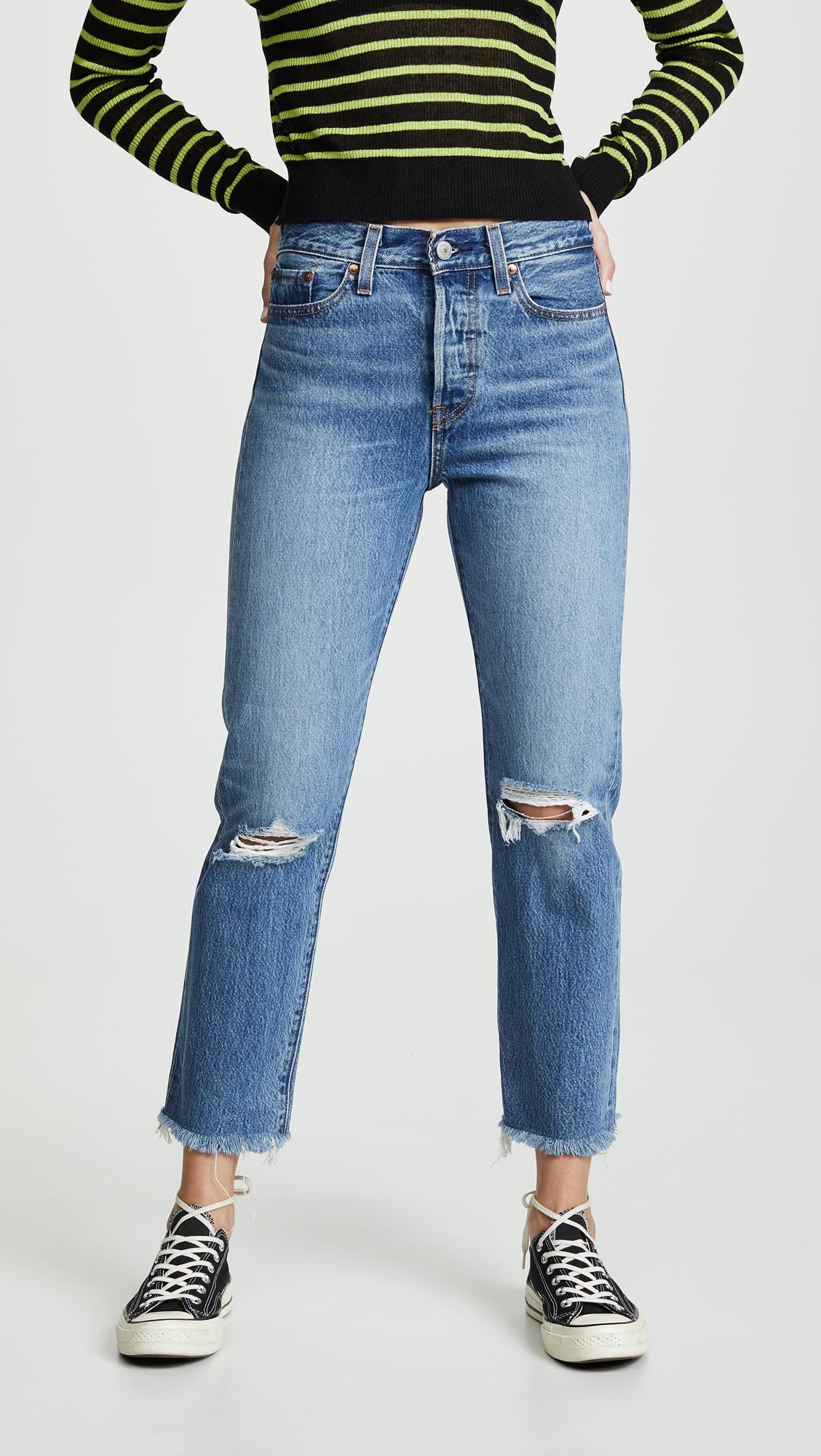 Levi's Denim Wedgie Straight Jeans in Blue - Lyst