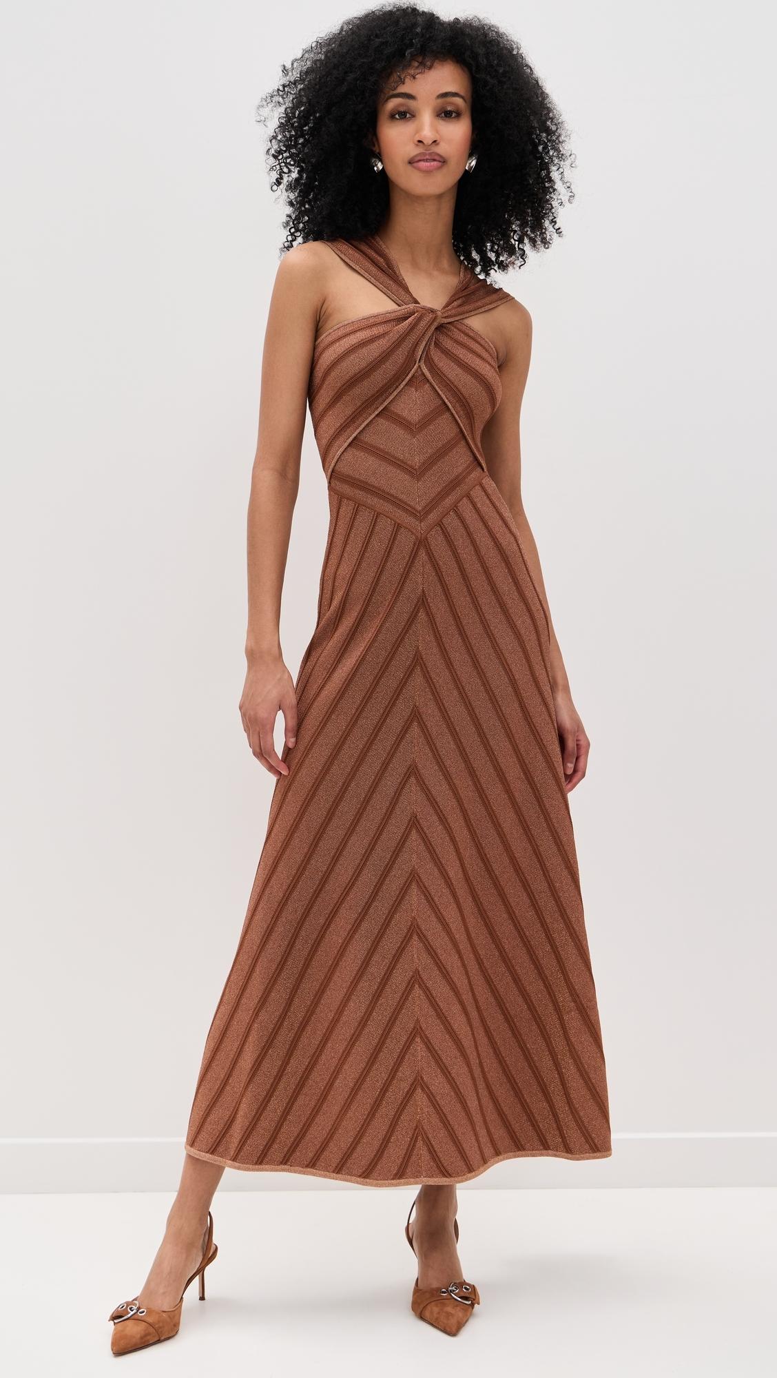 strapless open back dress Zimmermann Alight Asymmetric Midi Dress Yellow One Shoulder  Naked Pear
