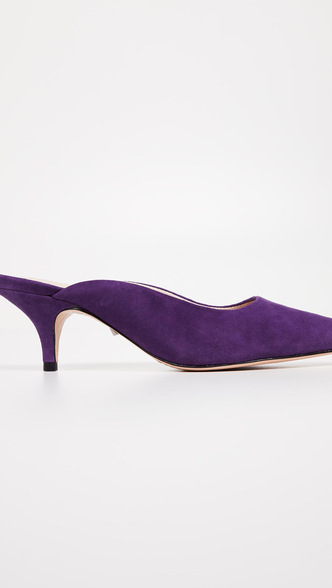 schutz keilla kitten heel mules