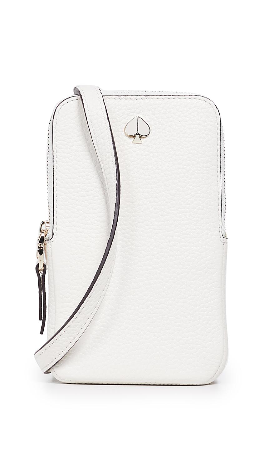 Kate Spade Leather Polly North South Phone Crossbody Bag - Lyst