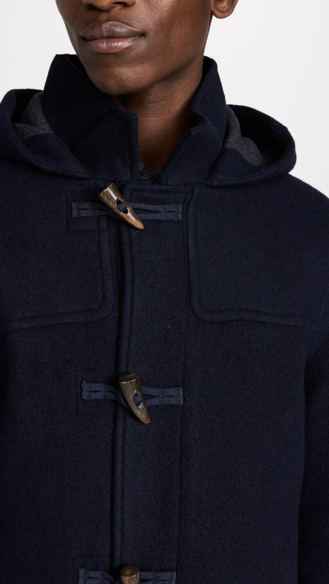 PS by Paul Smith Duffle Coat in Blue for Men | Lyst