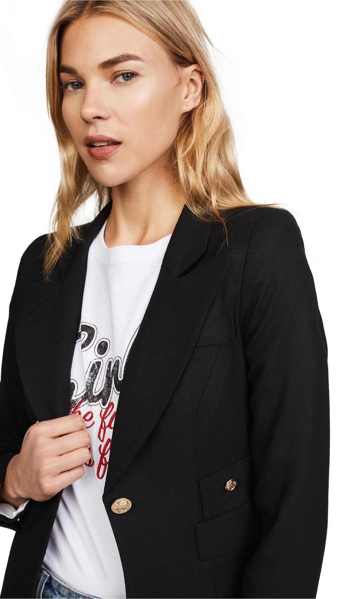 smythe black blazer